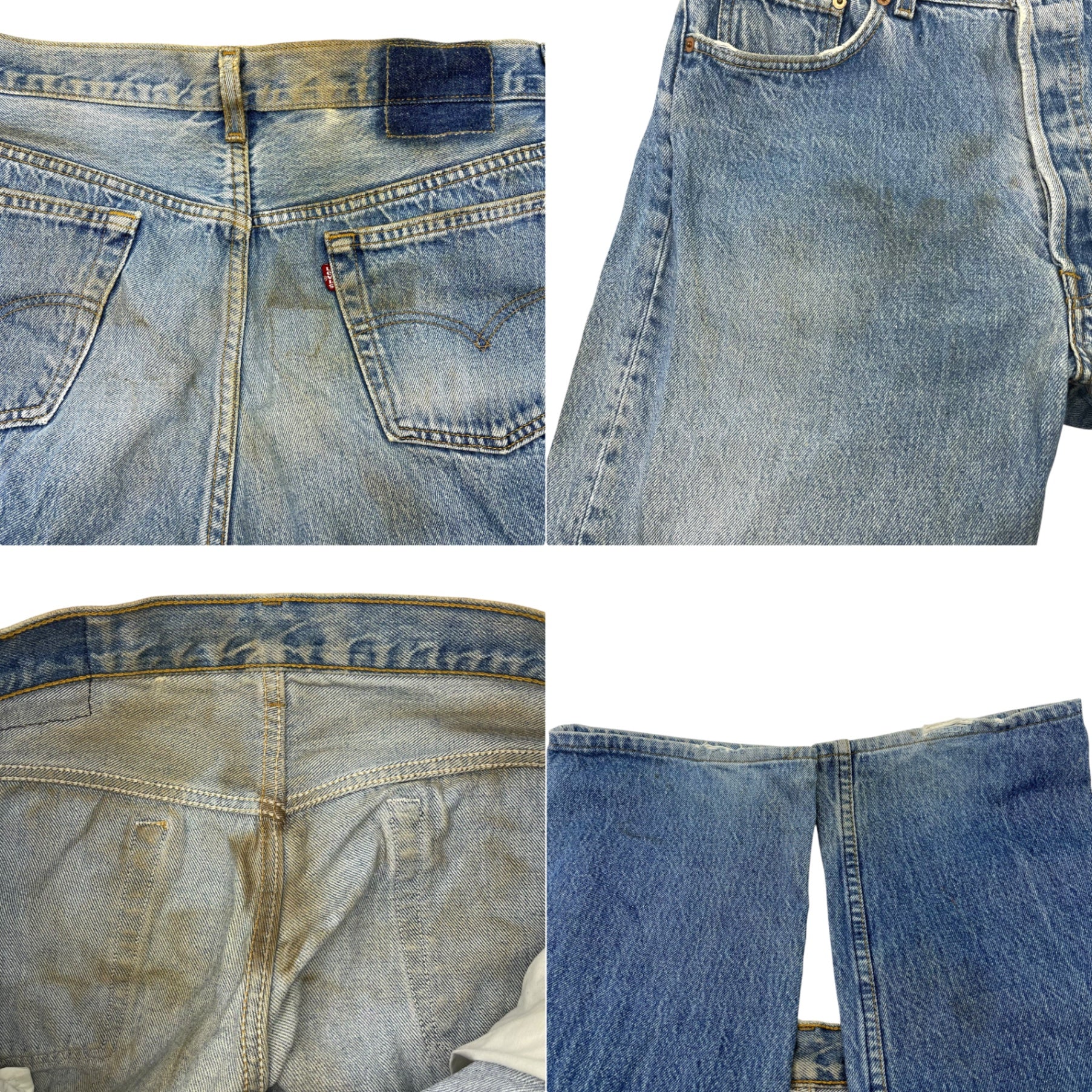 Levi's(リーバイス) 90's 501 USA made straight denim pants ストレート デニム パンツ 501-0115 W36 L36 ライトインディゴ USA製 90年代 524
