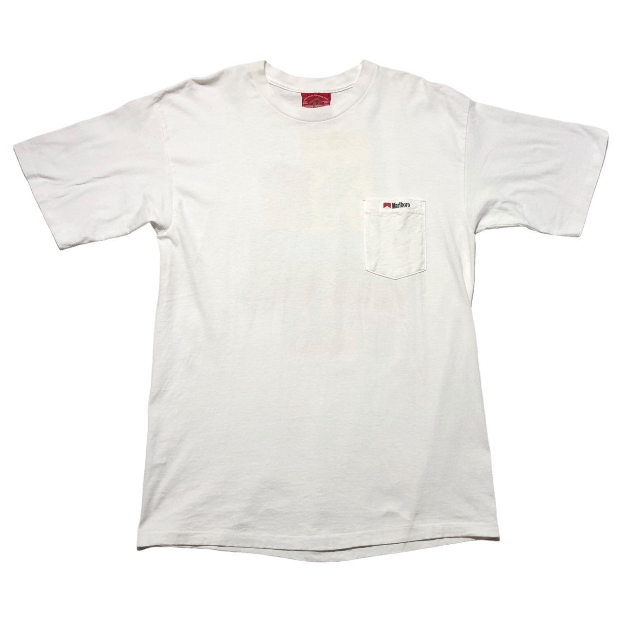 VINTAGE(ヴィンテージ) 90's MARLBORO "COUNTRY STORE" T-SHIRT マールボロ カントリーストア Tシャツ 企業 FREE SIZE(XL程度) ホワイト