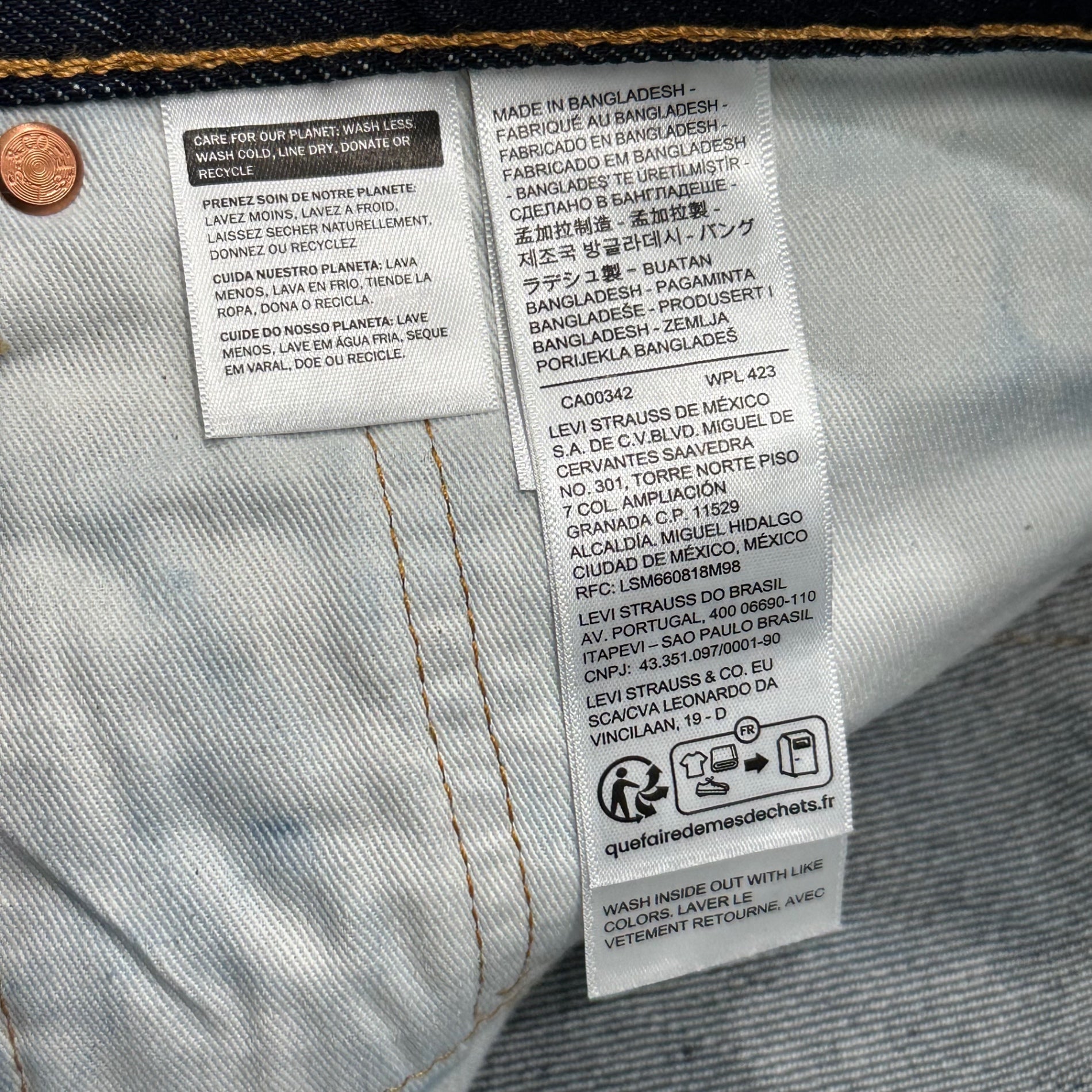 LEVI'S PREMIUM(リーバイスプレミアム) 568 LOOSE STRAIGHT JEANS ルーズ ストレート ジーンズ 29037-0078 W34 L30 インディゴ BIG E テーパード デニム パンツ