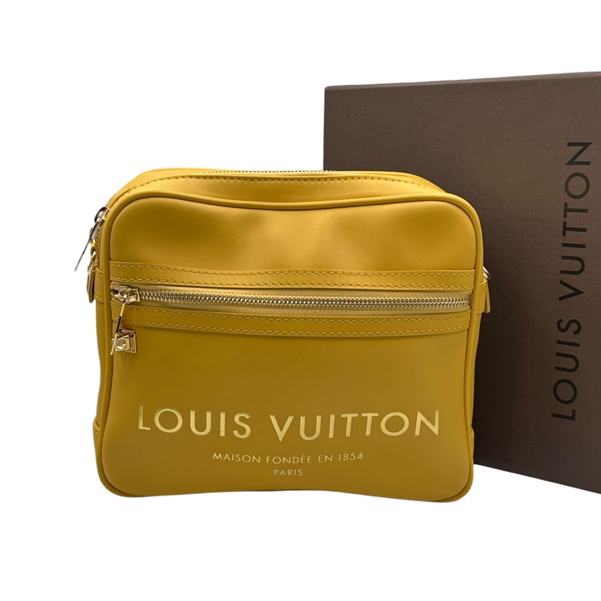 LOUIS VUITTON(ルイヴィトン) 2009 Limited Edition Plate Panam 2009年限定 パナム カメラ バッグ M45507 イエロー SP0049 ショルダー パナームライン テイクオフ