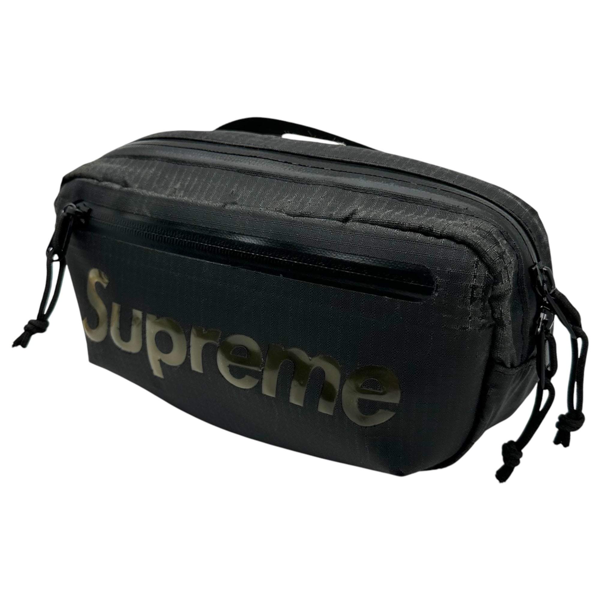 SUPREME(シュプリーム) Waist Bag Black 3L ウエスト バッグ ブラック ショルダー 斜め掛け ロゴ