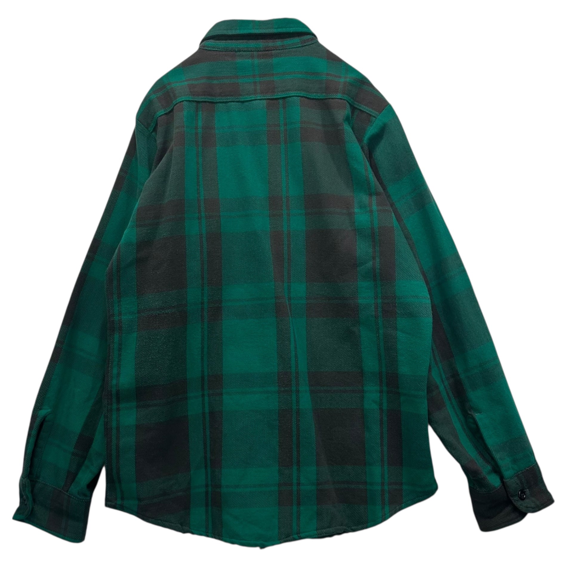 FIVE BROTHER(ファイブブラザー) 80's Check Flannel Shirt チェック フランネル シャツ L グリーン×ブラック 80年代 ヴィンテージ ネルシャツ