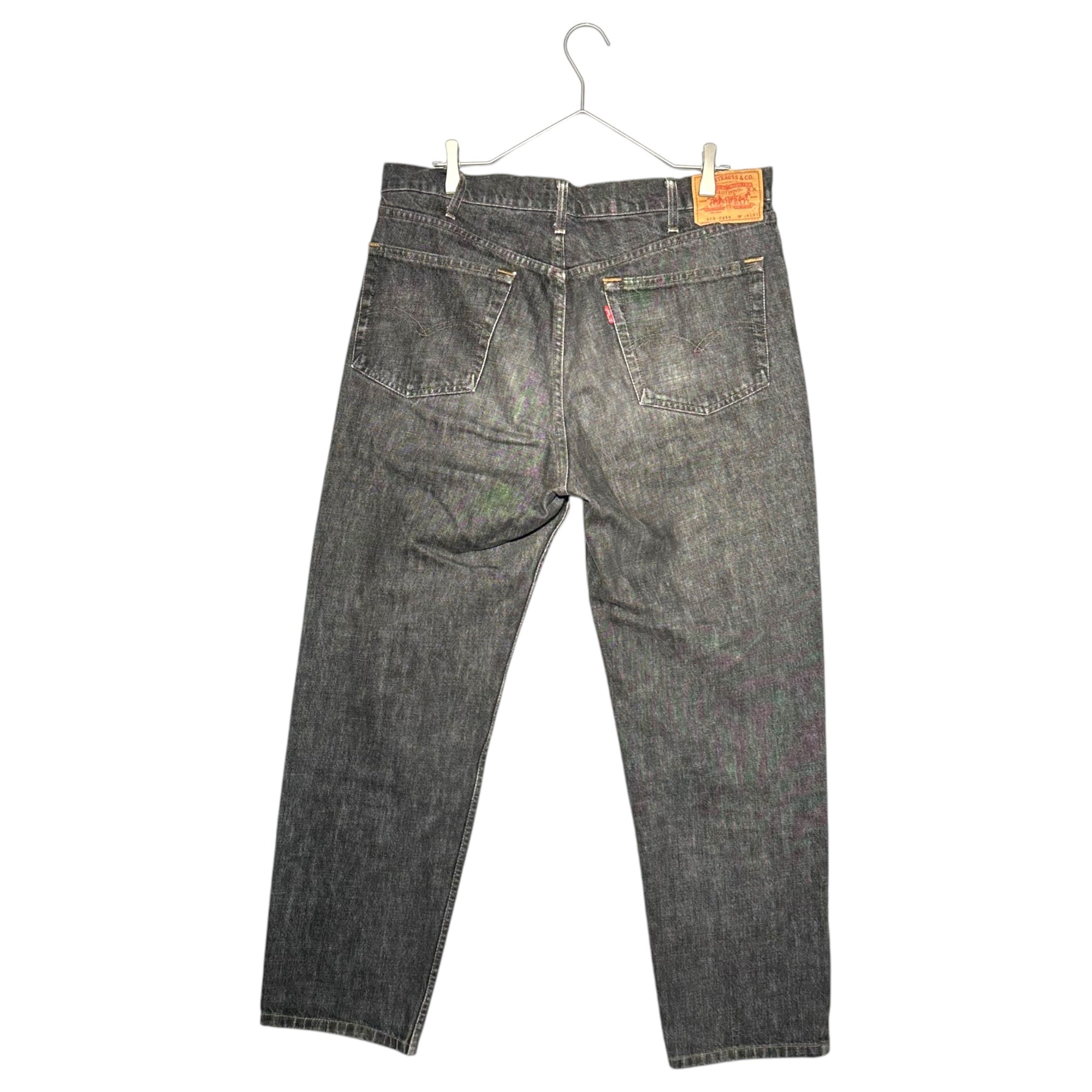 Levi's(リーバイス) 90's 603 Yarn-dyed black denim pants 先染め ブラック デニム パンツ 603-0206 W36 ブラック 90年代 日本製 ヴィンテージ