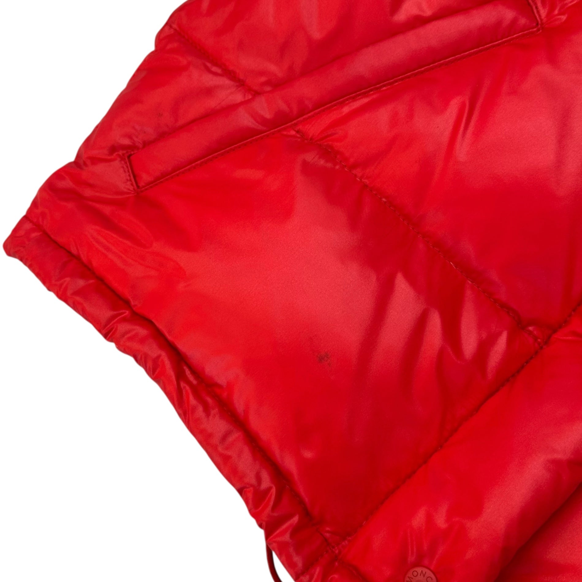 MONCLER(モンクレール) 00's Shiny Down Jacket シャイニー ダウン ジャケット 220--093-45300-50 0(XS程度) レッド ペッパージャパンコーポレーションタグ