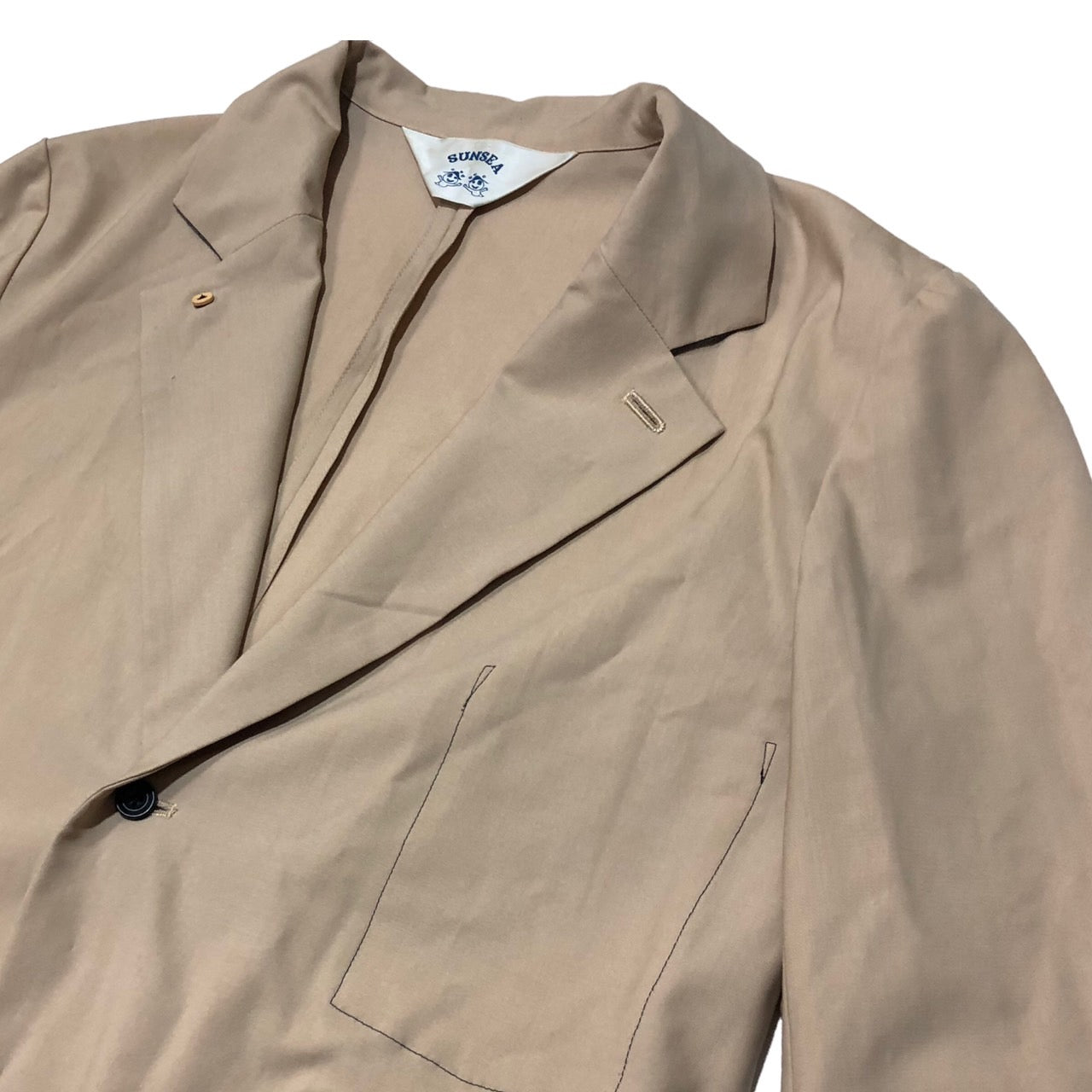 SUNSEA(サンシー) 17SS SNM-G SET UP/スーパーナイスマテリアルゴッドセットアップ SIZE JKT:3 PNT:2 ベージュ