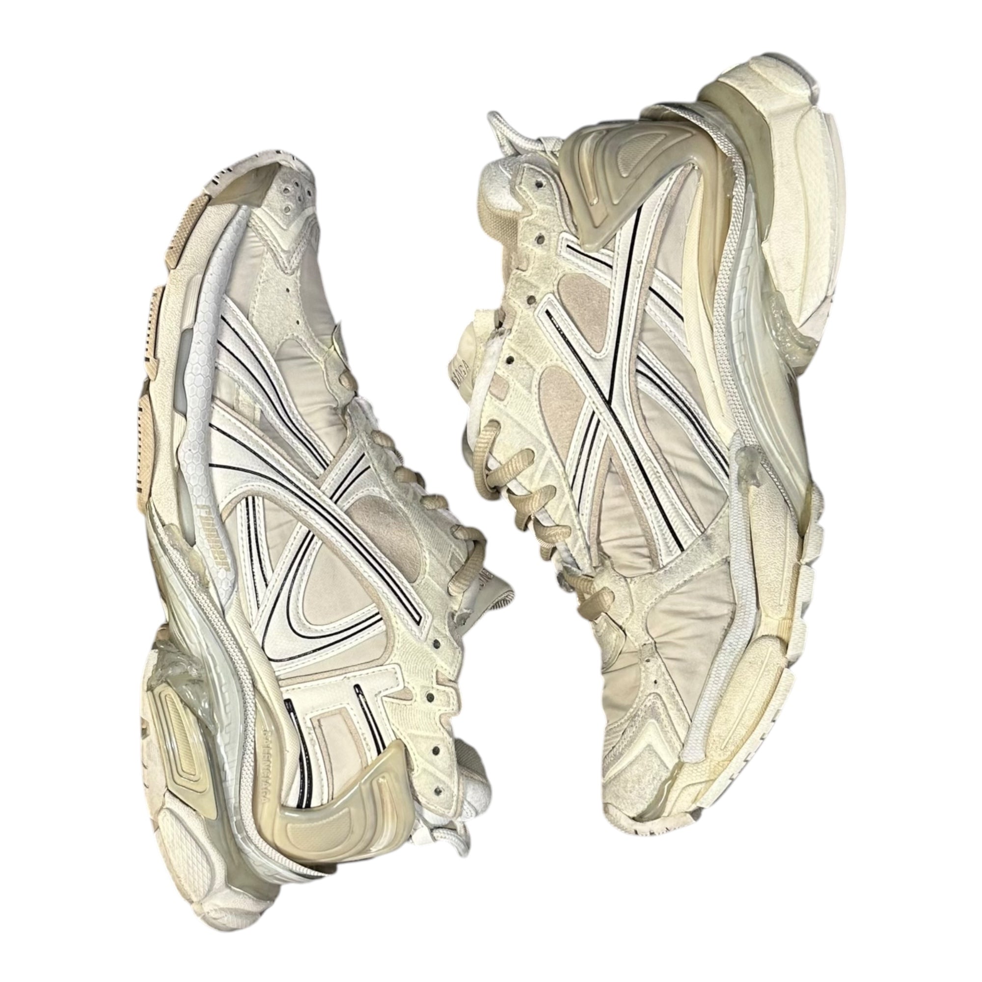 BALENCIAGA(バレンシアガ) Runner ランナー ユーズド加工 772774 29cm ベージュ スニーカー
