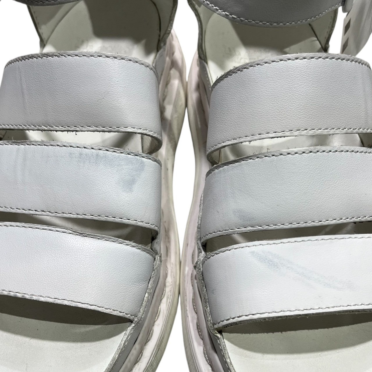 DR.MARTENS(ドクターマーチン) CLARISSA クラリッサ レザー ストラップ サンダル CK12P 38(24cm程度) ホワイト