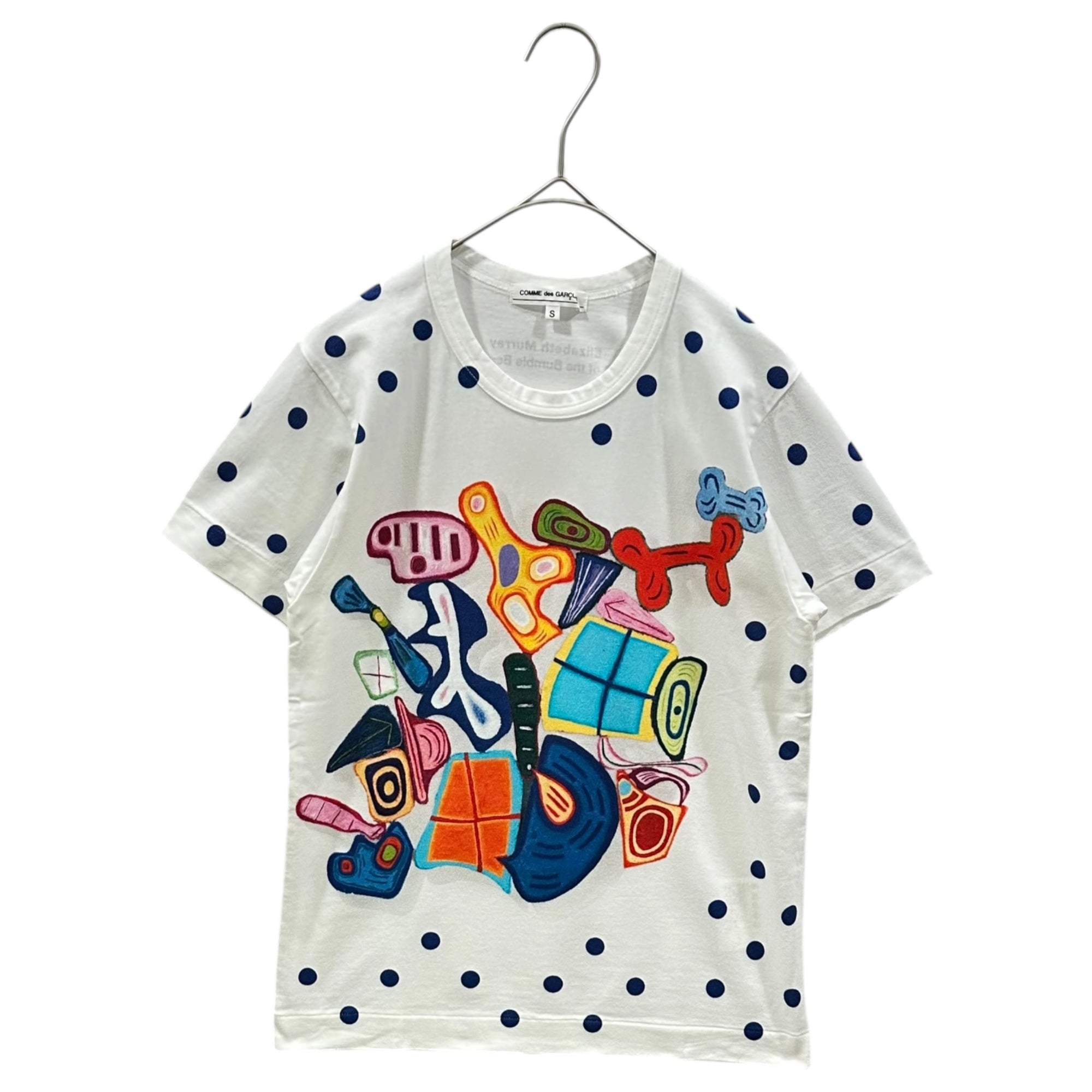 COMME des GARCONS(コムデギャルソン) 2009SS Elizabeth Murray Flight of the Bumble Bee, 2003 Tee エリザベス マレー Tシャツ OC-T020 S ホワイト AD2009