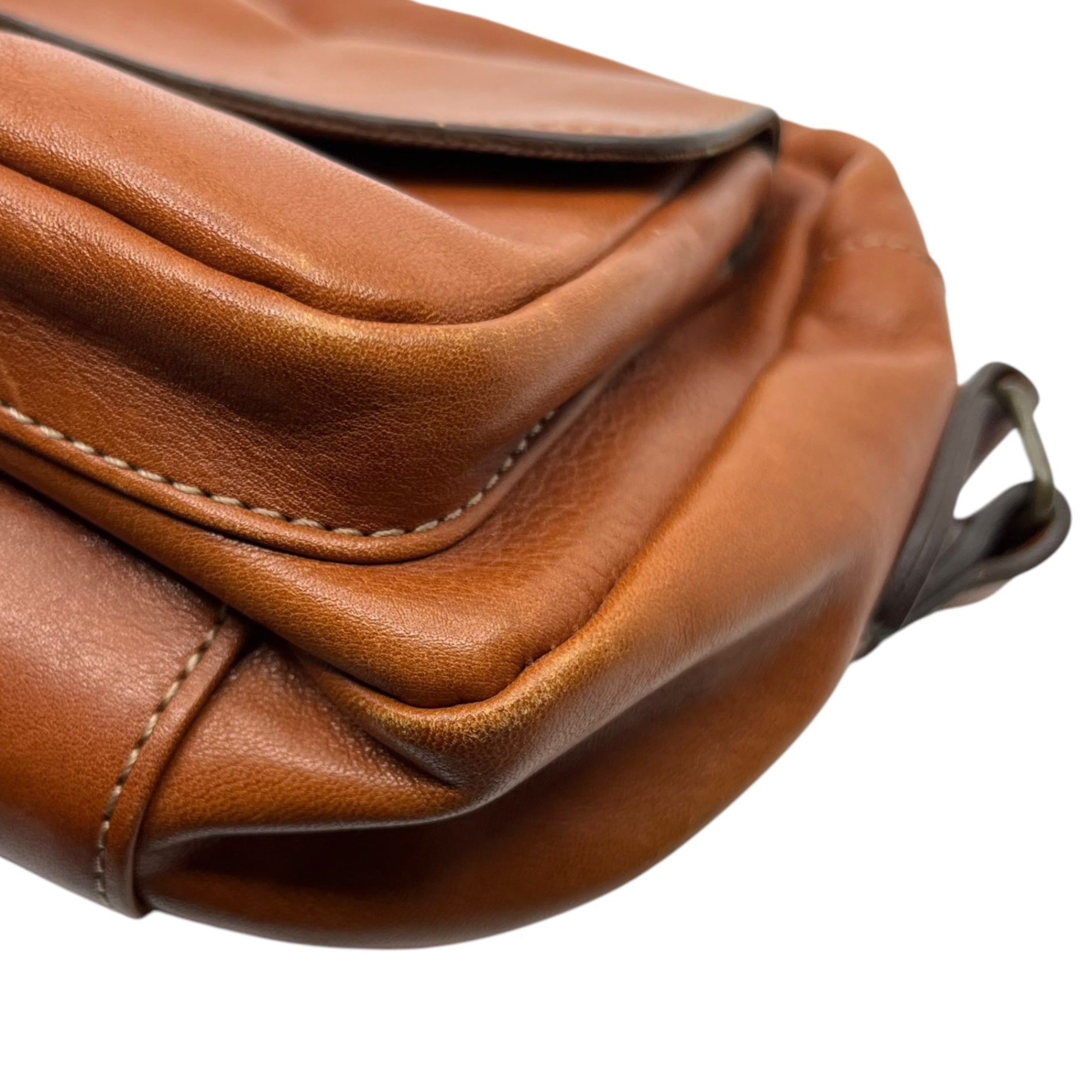 Dakota(ダコタ) leather shoulder bag/レザーショルダーバッグ ブラウン