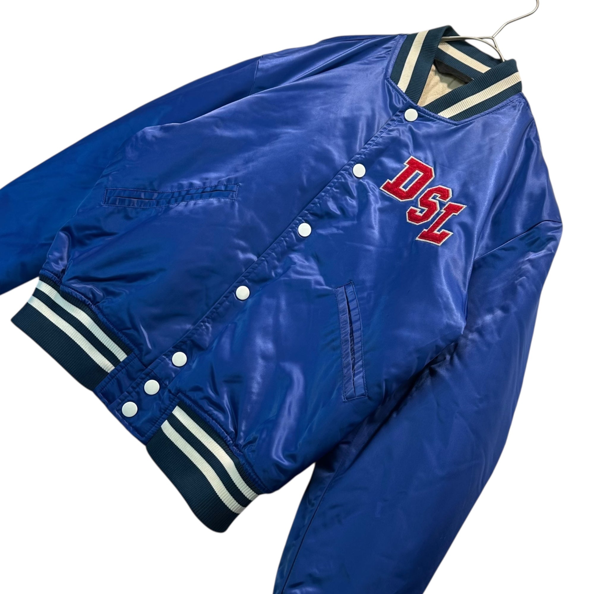 DIESEL(ディーゼル) 21AW Vercity Bomber Jacket バーシティー ボンバー ジャケット 0BBAG S ブルー