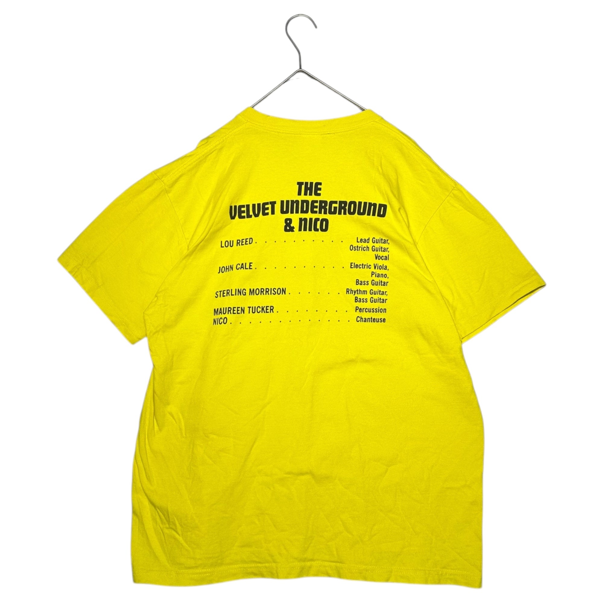 SUPREME(シュプリーム) 19AW The Velvet Underground & Nico Tee ベルベット アンダーグラウンド & ニコ Tシャツ M イエロー