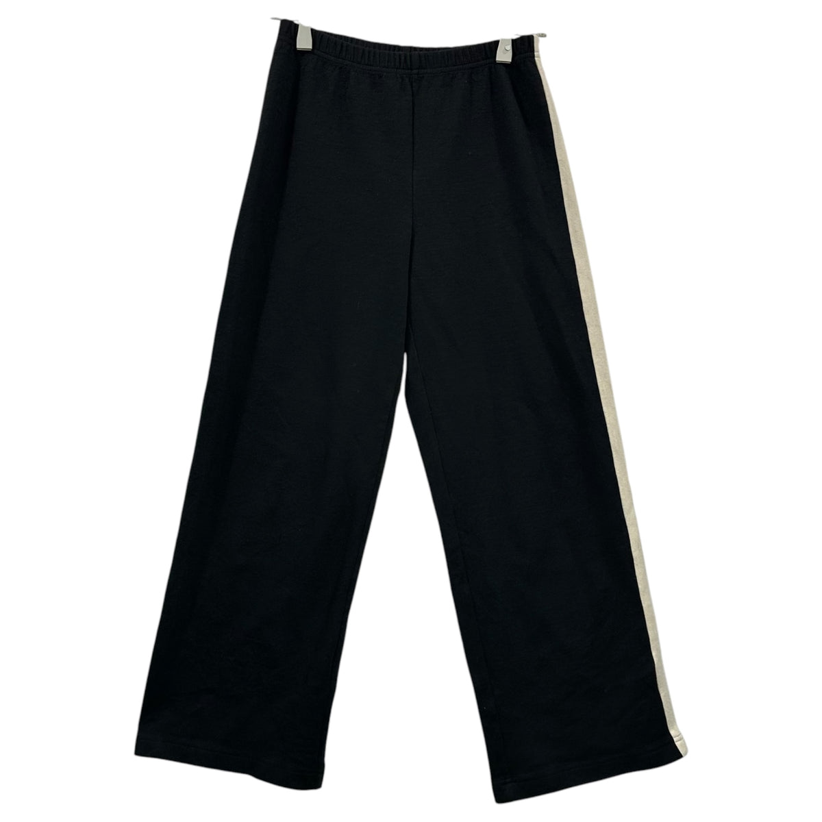 Peggy Moffitt COMME des GARCONS(ペギーモフィット コムデギャルソン) 2003AW Wool Felted Side-Striped Skinny Pants ウール 縮絨 サイドライン タイト パンツ ZK-P006 S ブラック×ホワイト×ブラウン AD2003