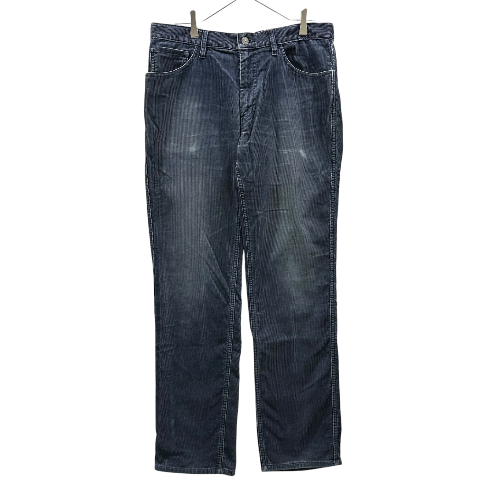VISVIM(ビズビム/ヴィズヴィム) FLUXUS CORDS ベーシック コーデュロイ ストレート パンツ VS0002020 2(M) ネイビー
