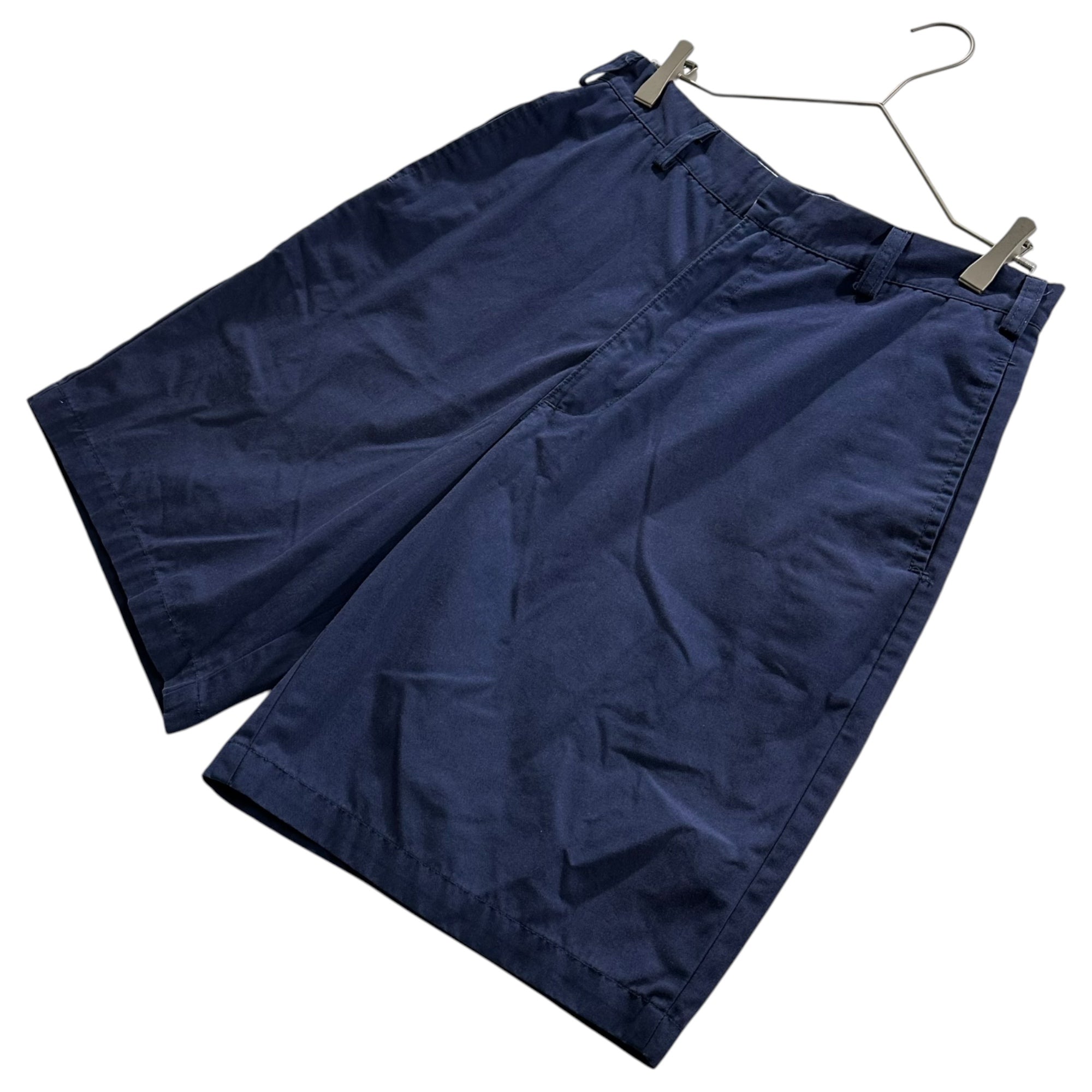 STUSSY(ステューシー) 1990's USA made Co/Po Shorts コットン ポリエステル ショーツ 32 ネイビー 90年代 ハーフ ショート パンツ