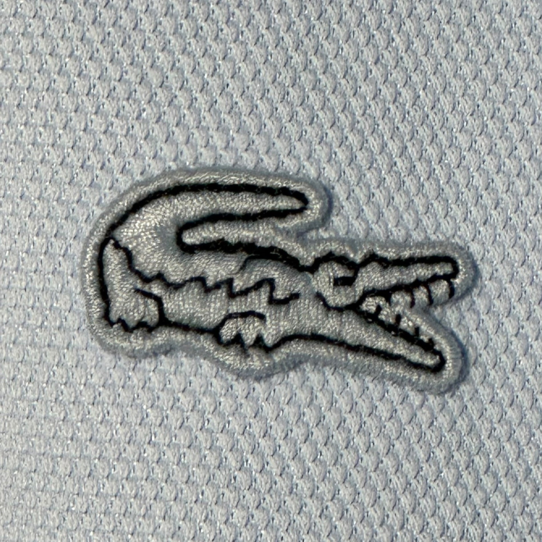 LACOSTE(ラコステ) Logo Track Jacket ロゴ 鹿の子 トラック ジャケット SH6417 US L スカイブルー 鹿の子ジップニット カーディガン ジャージ