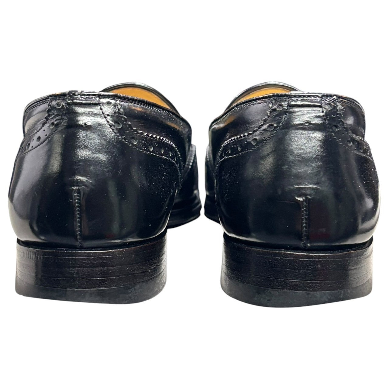 Burberrys(バーバリーズ) old tassel loafers オールド タッセル ローファー 革靴 25.0cm ブラック 日本製