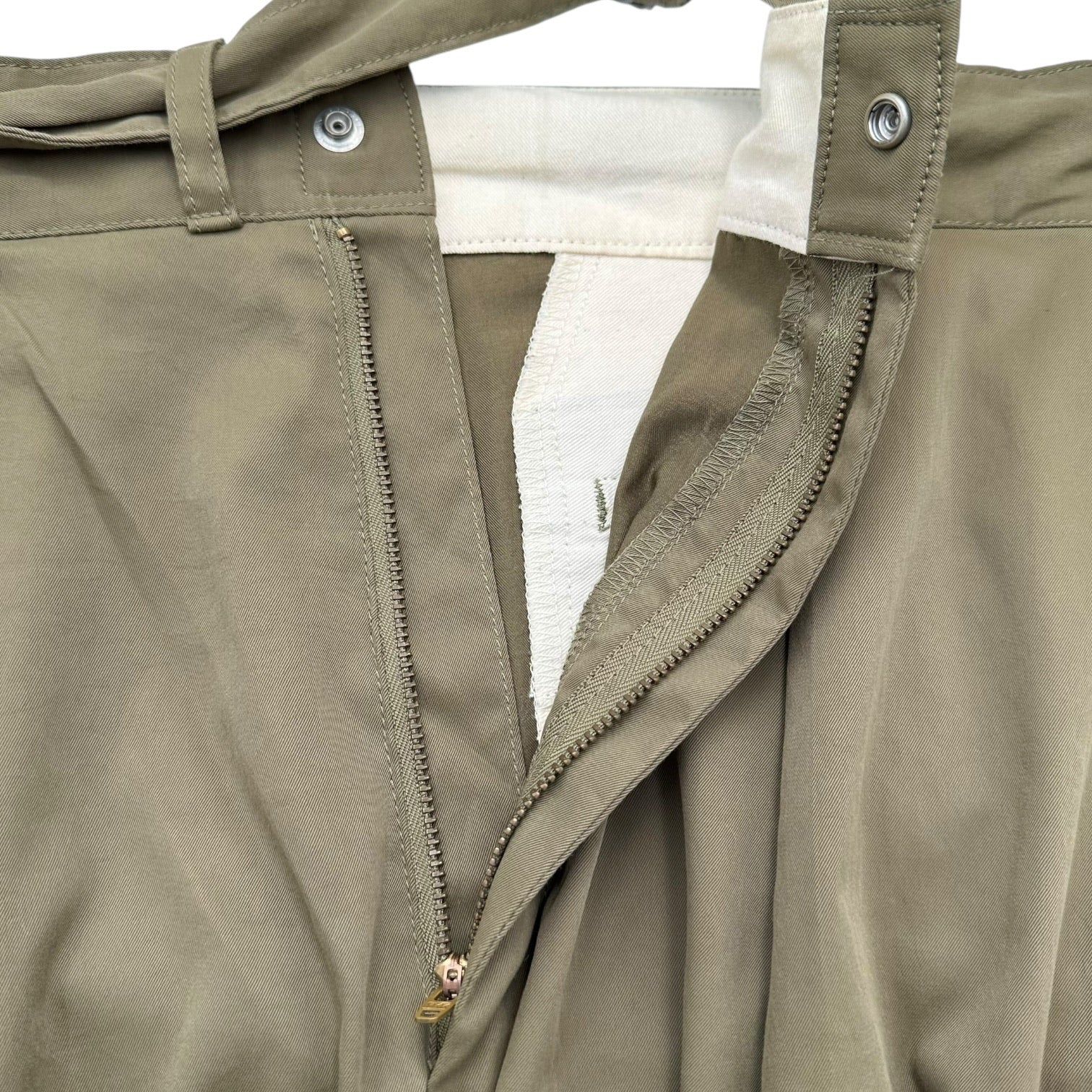 marka(マーカ) belted widework pants ベルテッド ワイドワーク パンツ M16D-24PT02C 1(S程度) カーキ