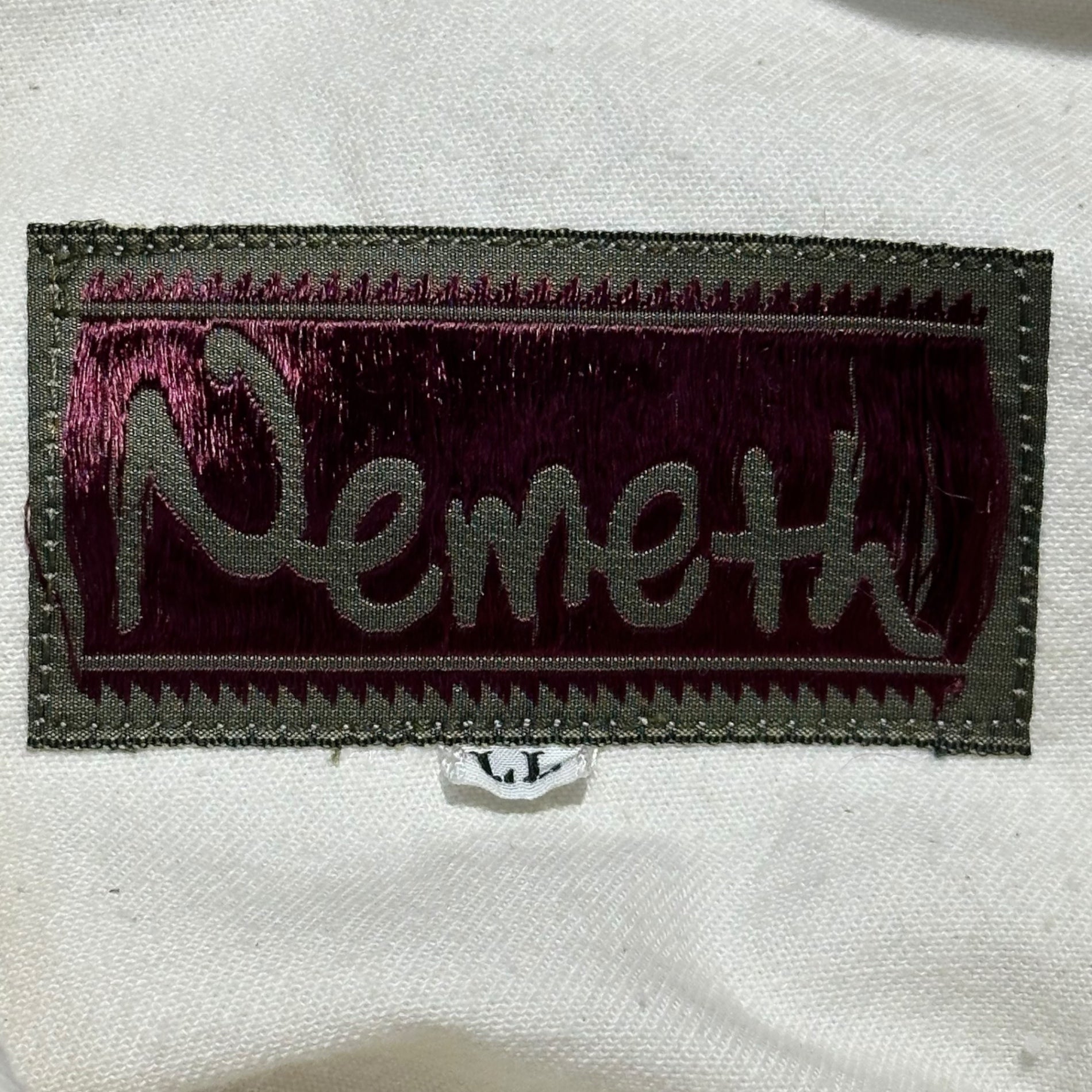 Nemeth(ネメス) Shirt 988 Oversized Back Rope Print Shirt オーバーサイズ バック ロープ プリント シャツ 988 LL アイボリー