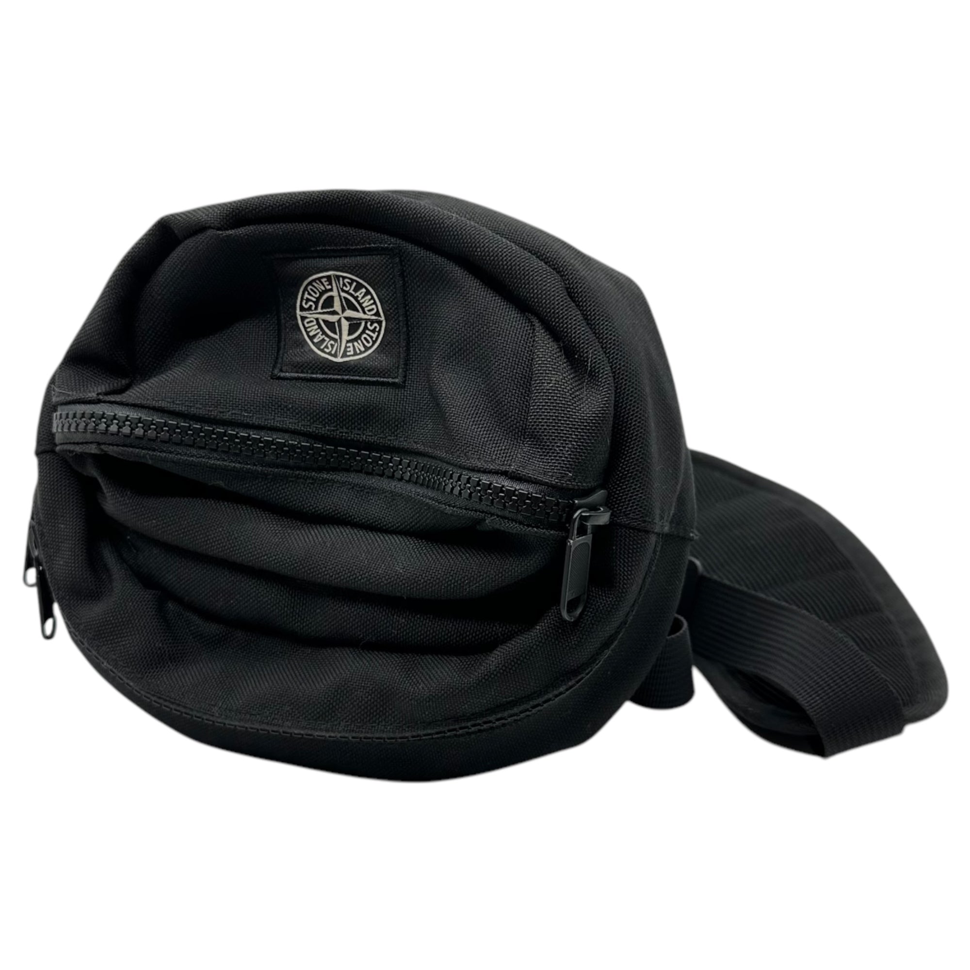 STONE ISLAND(ストーンアイランド) 20SS Logo 2WAY Reps Bag ロゴ レップス バッグ ショルダー 721590779 FREE ブラック