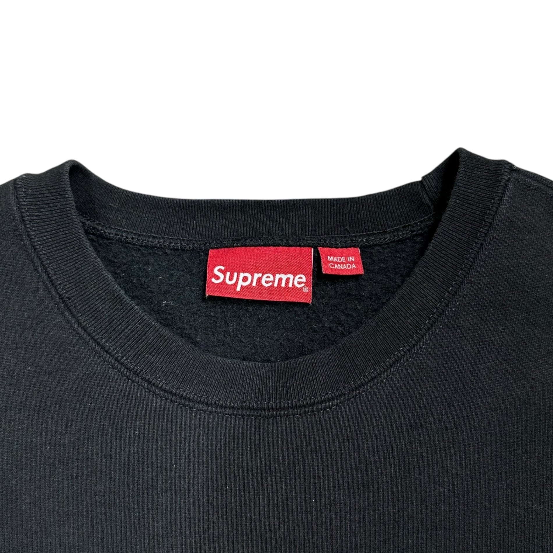 SUPREME(シュプリーム) 22AW Box Logo Crewneck Black ボックスロゴ クルーネック スウェット L ブラック×レッド 22FW