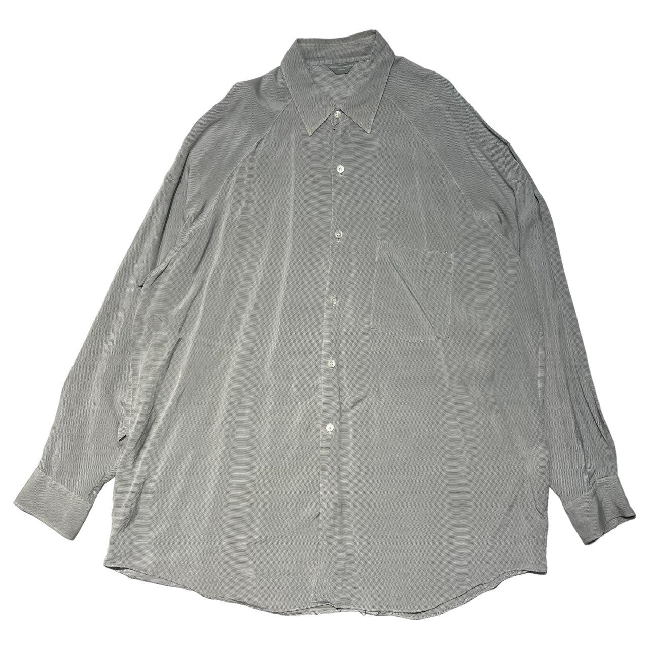 COMME des GARCONS HOMME(コムデギャルソンオム) 80's raglan sleeve rayon shirt ラグランスリーブレーヨンシャツ HB-050180 XL程度 グレー 本人期