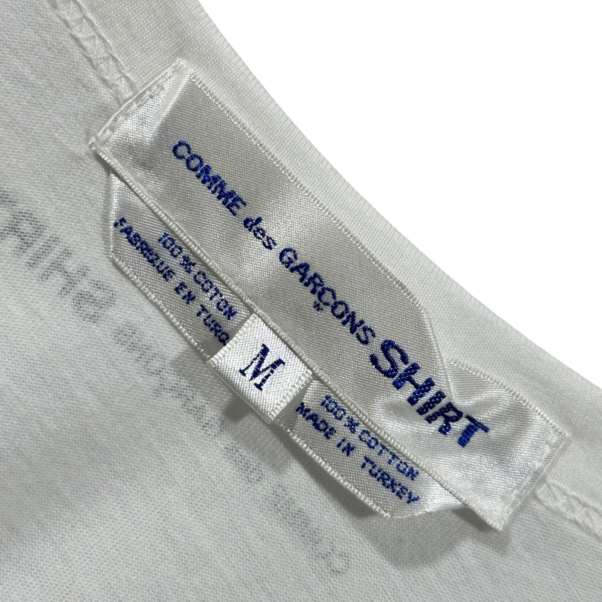 COMME des GARCONS SHIRT(コムデギャルソンシャツ) Logo S/S T-Shirt ロゴ 半袖 Tシャツ FW09198 M ホワイト