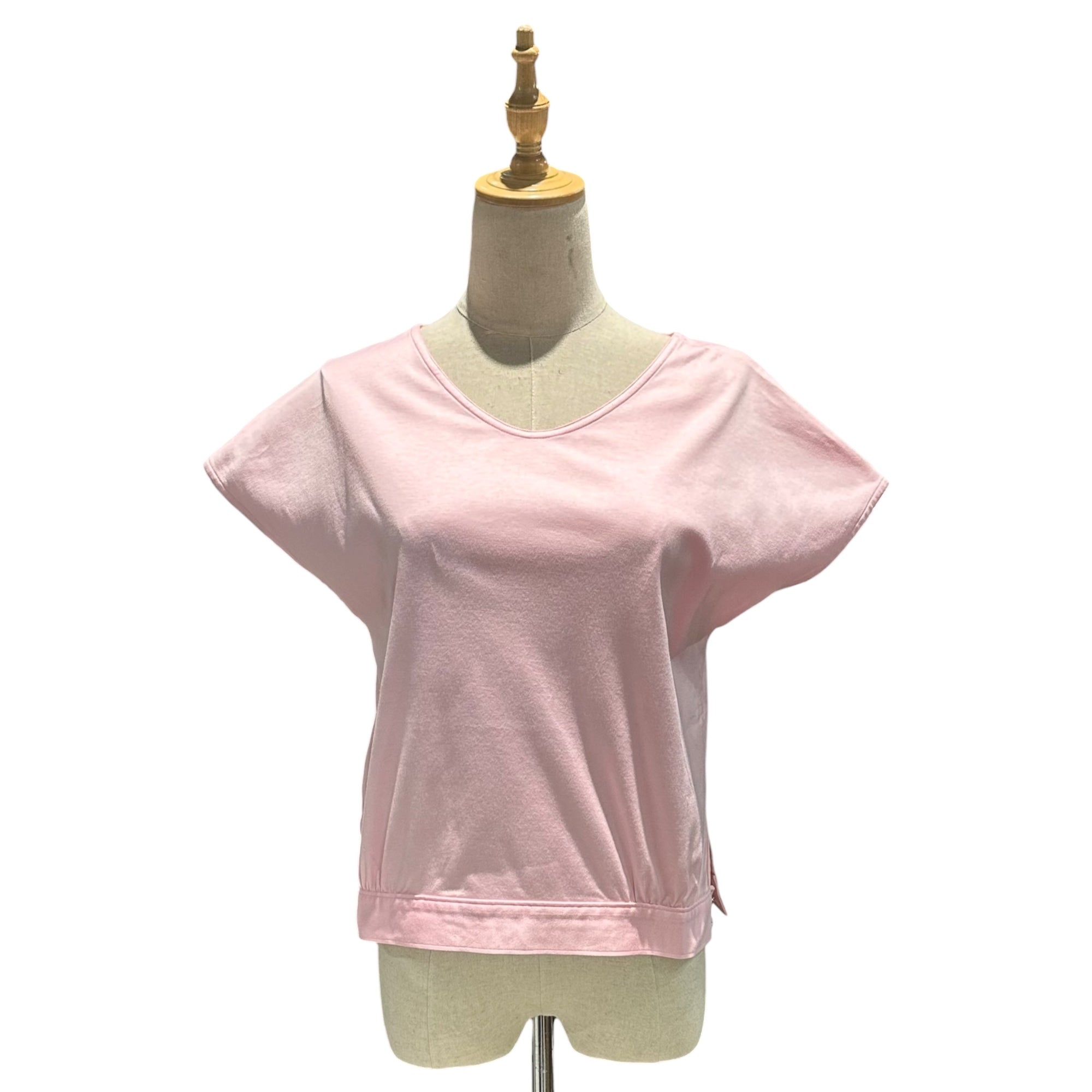 courreges(クレージュ) Old One-Point Logo T-Shirt オールド ワンポイント ロゴ Tシャツ ECK8-312130 9号(M) ピンク