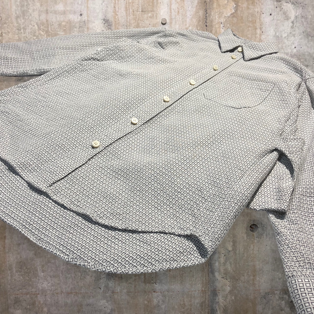 FACETASM(ファセッタズム) ASYMMETRIC GILET SHIRT 長袖 シャツ MORK-SH-W04 1(S) グレー