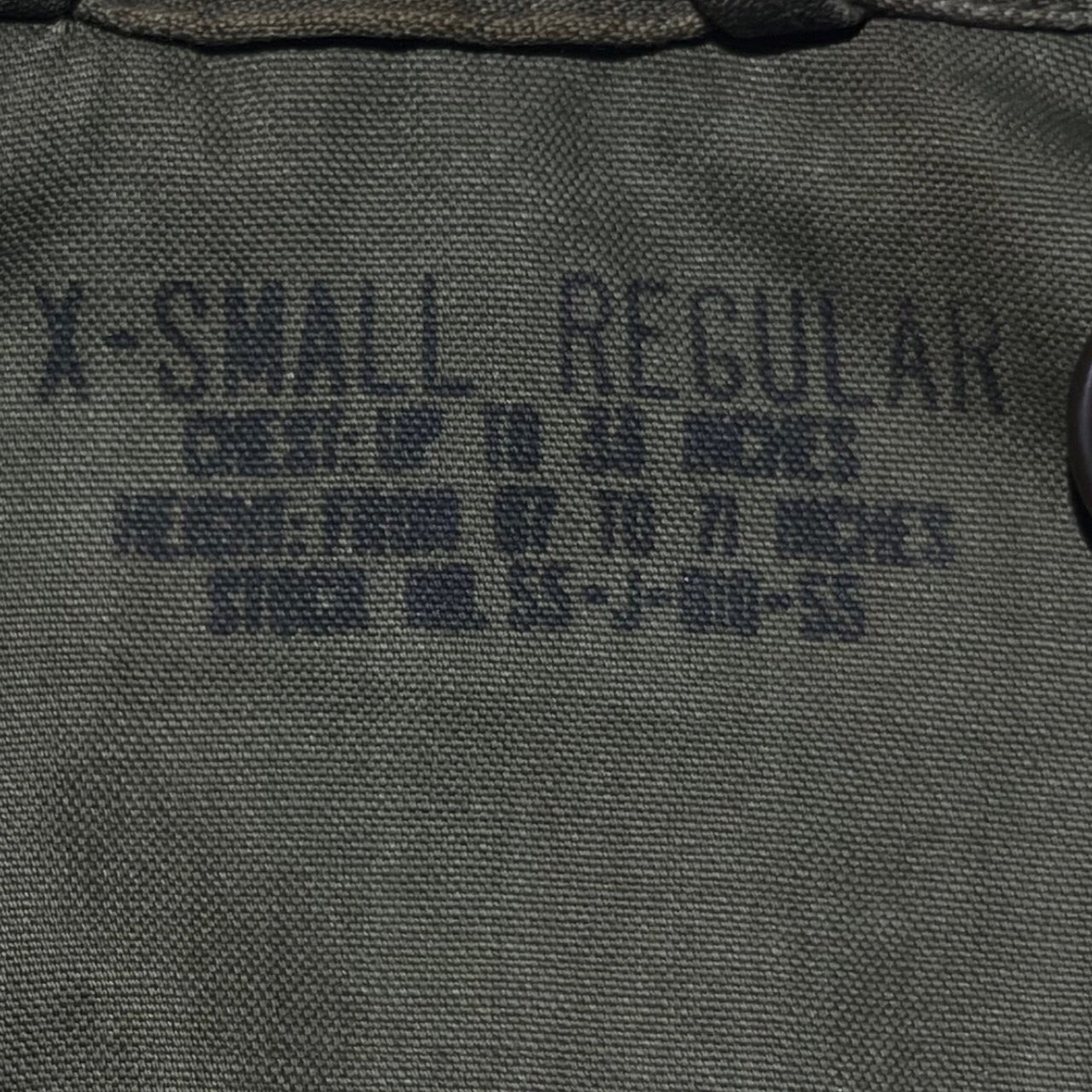 US AMRY(アメリカ軍) 50's M-1951フィールドジャケット MIL-J-11448 XS カーキ 1951年製 M65前身モデル