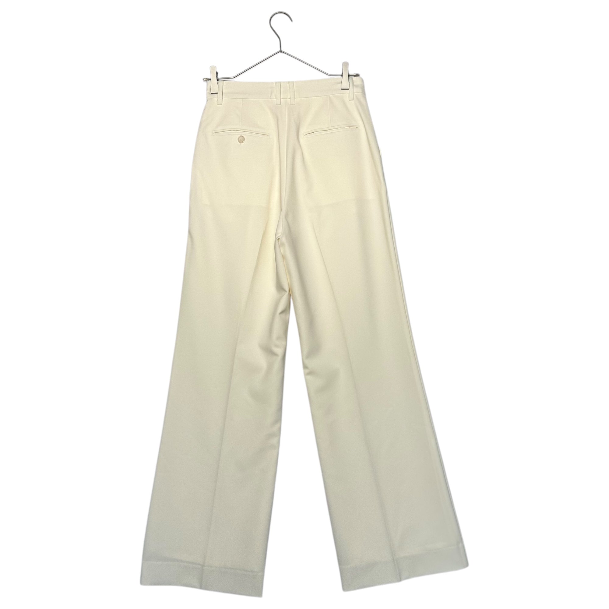 SeaRoomlynn(シールーム・リン) center pleat pants センタープリーツ パンツ M オフホワイト