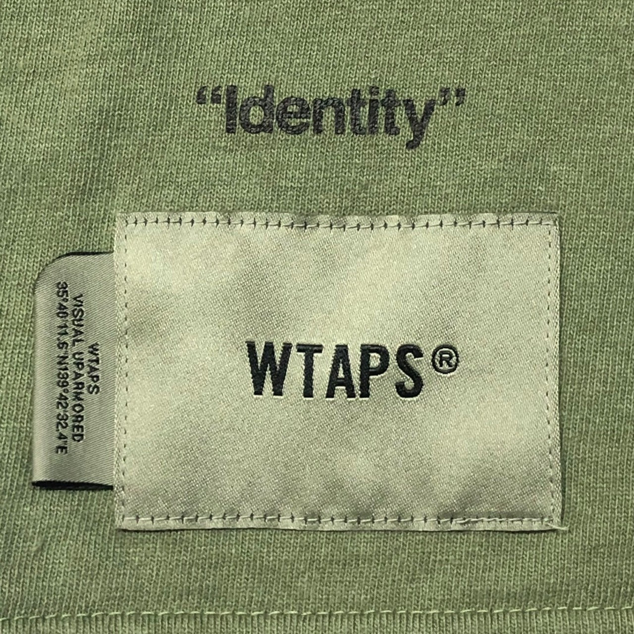 WTAPS(ダブルタップス) 22SS IDENTITY/SS/COTTON/アイデンティティーショートスリーブTシャツ 221ATDT-STM07S SIZE 02(M) カーキ