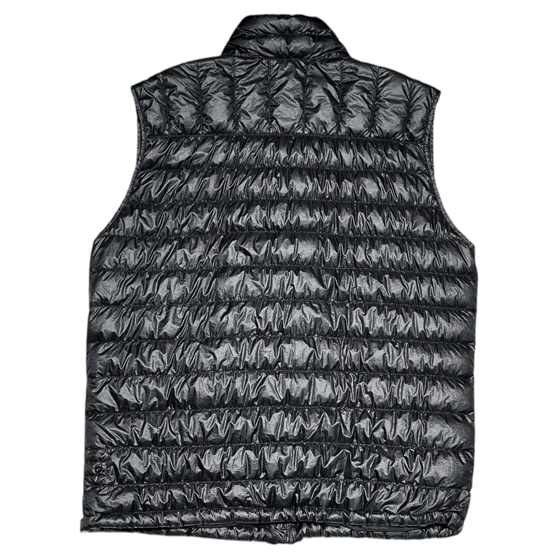 STONE ISLAND(ストーンアイランド) 16SS Garment Dyed Down Gilet ガーメント ダイ ダウン ベスト 6415G0124 Xl ブラック ジレ