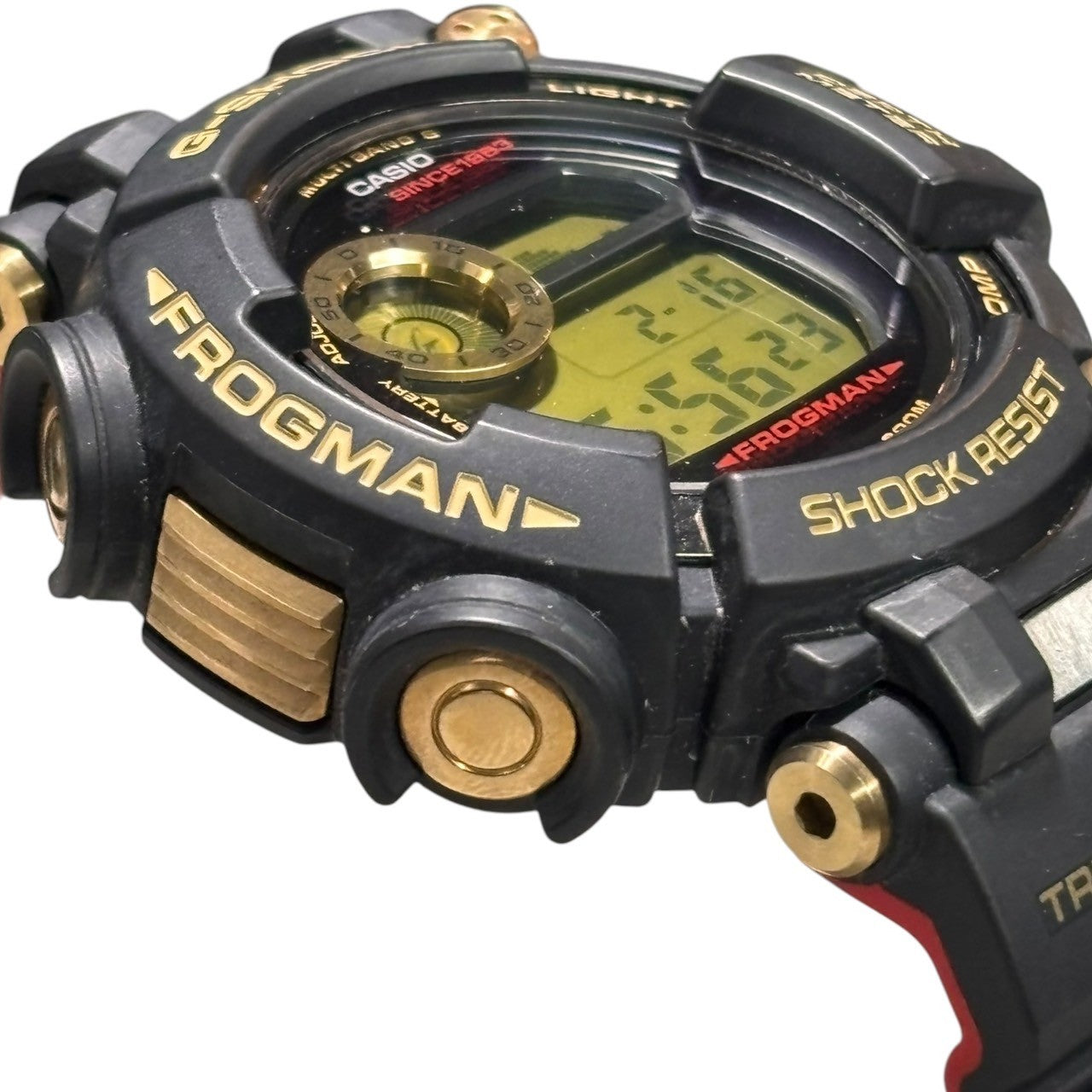 CASIO(カシオ) 35周年記念 限定モデル G-Shock MASTER OF G-SEA ジーショック マスター オブ ジー GWF-D1035B-1JR ブラック×レッド デジタル 腕時計 箱付