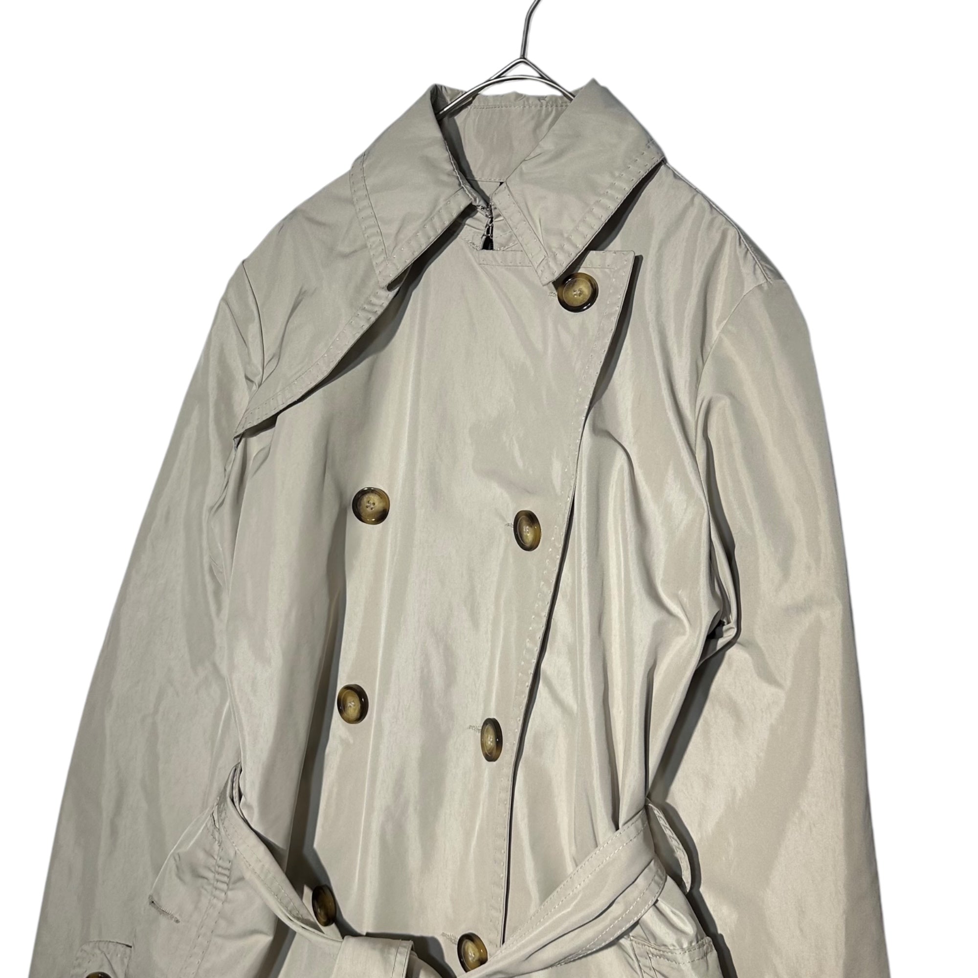 MONCLER(モンクレール) Nylon trench coat ナイロン トレンチ コート 0(S程度) アイボリー