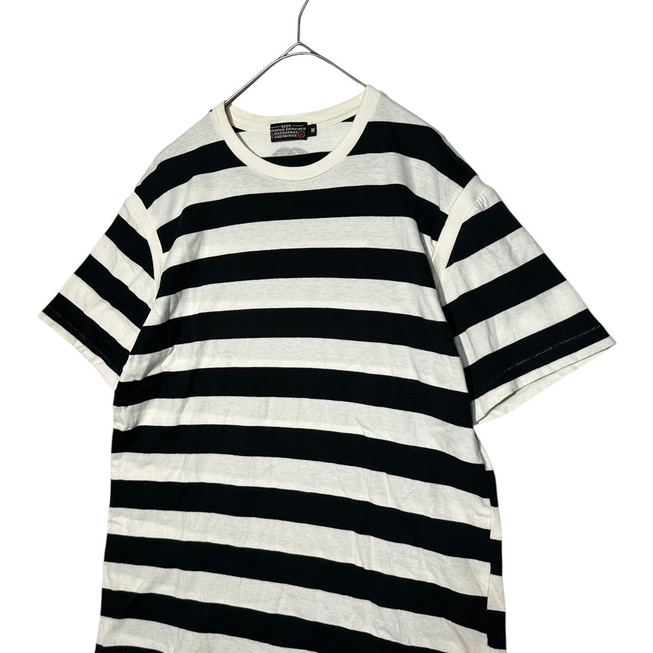 AFFA(エーエフエフエー) 90's striped crew neck T-shirt 90年代 ボーダー クルーネック Tシャツ M ブラック×ホワイト