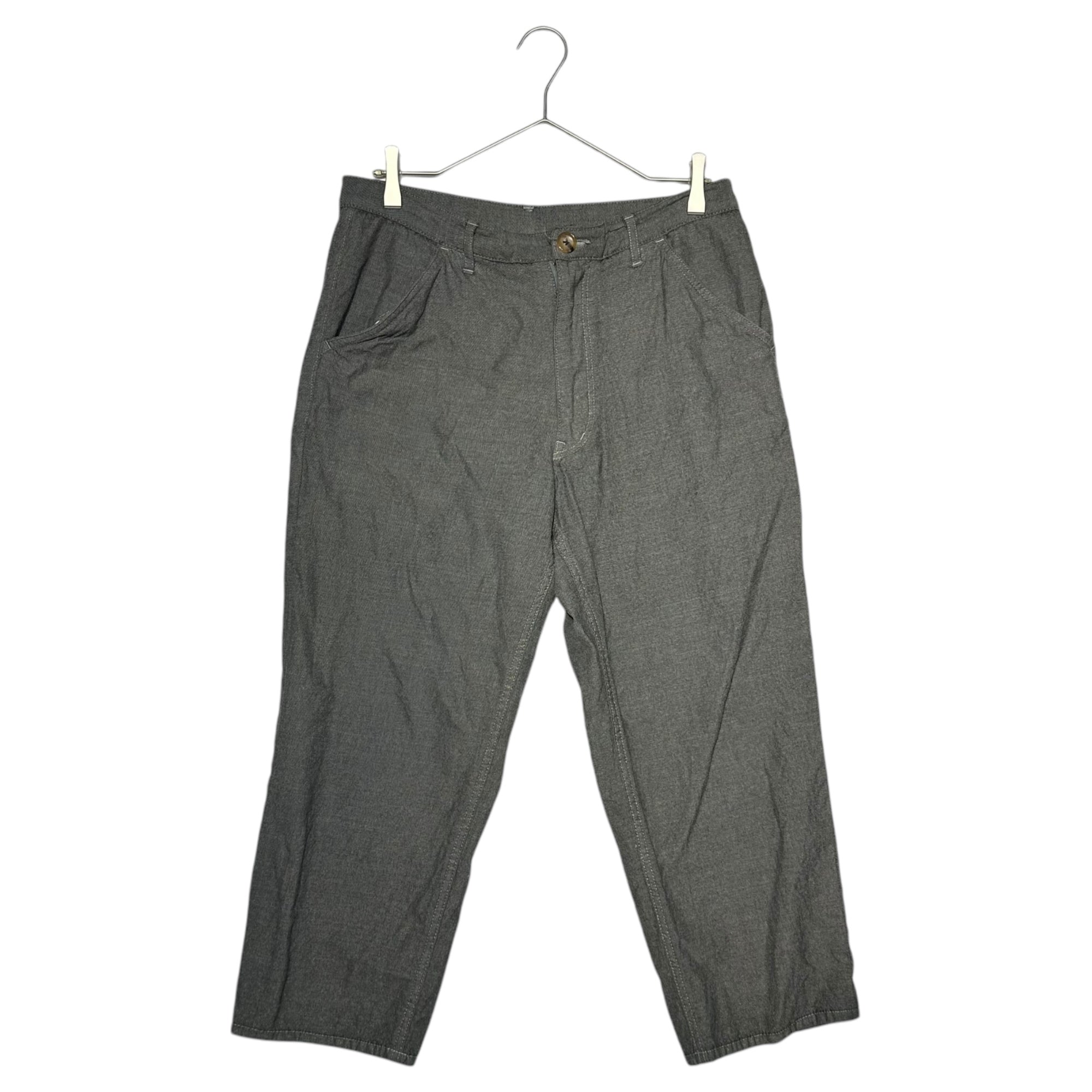 COMME des GARCONS HOMME PLUS(コムデギャルソンオムプリュス) 07SS Golden boy期 Cropped Slacks ゴールデンボーイ期 クロップド スラックス パンツ PS-P026 M グレー AD2006