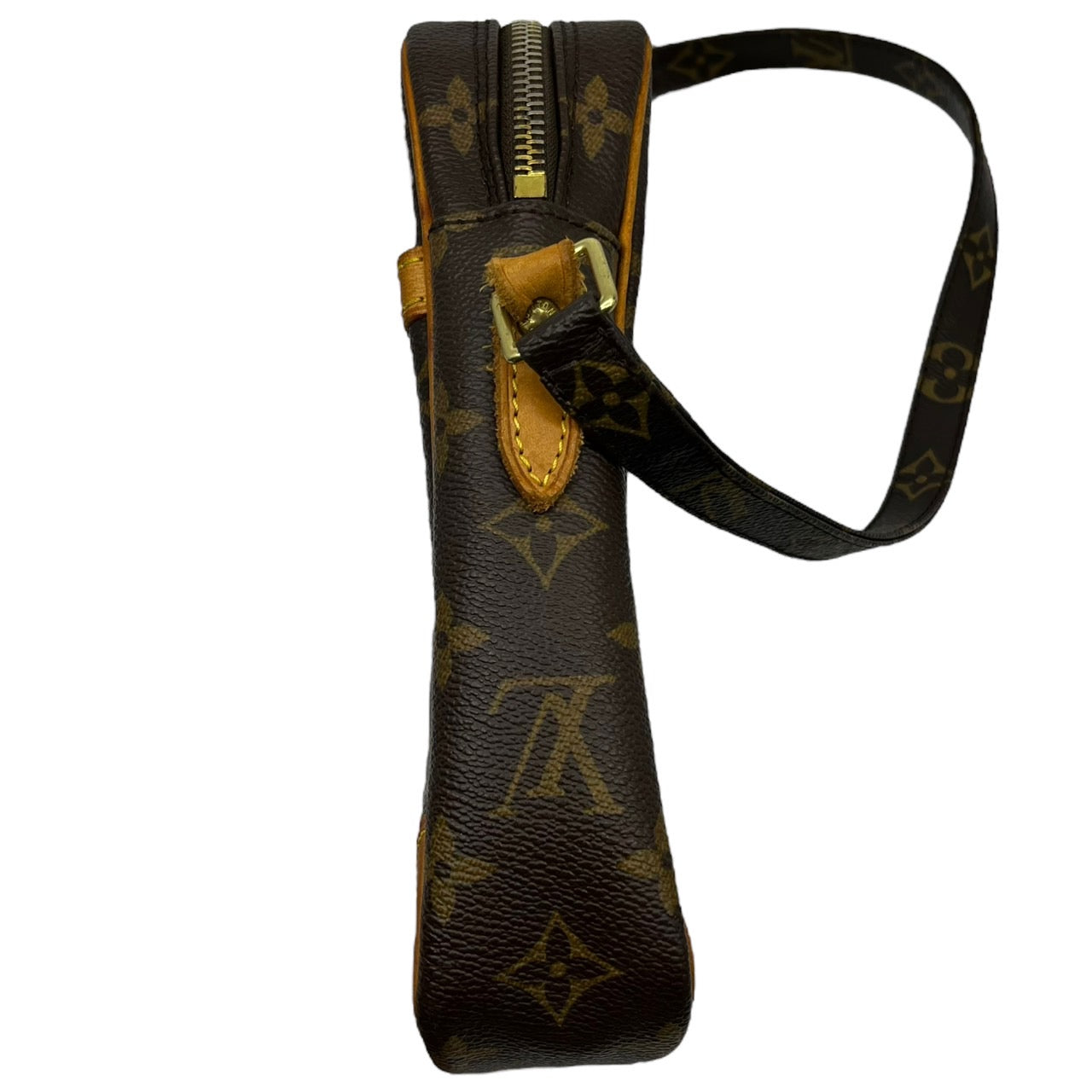 LOUIS VUITTON(ルイヴィトン) Danube ダヌーブ ショルダーバッグ サコッシュ M45266 ブラウン モノグラム TJ3190