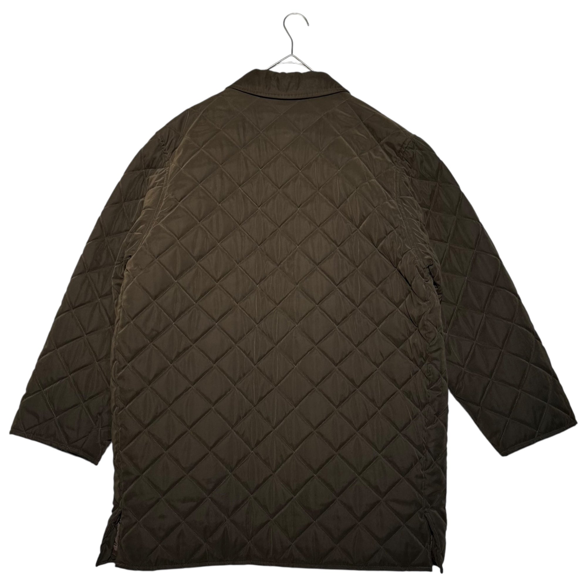 HERMES(エルメス) Quilted coat with liner ライナー付 キルティング コート 48(M程度) ブラウン 中綿 ジャケット