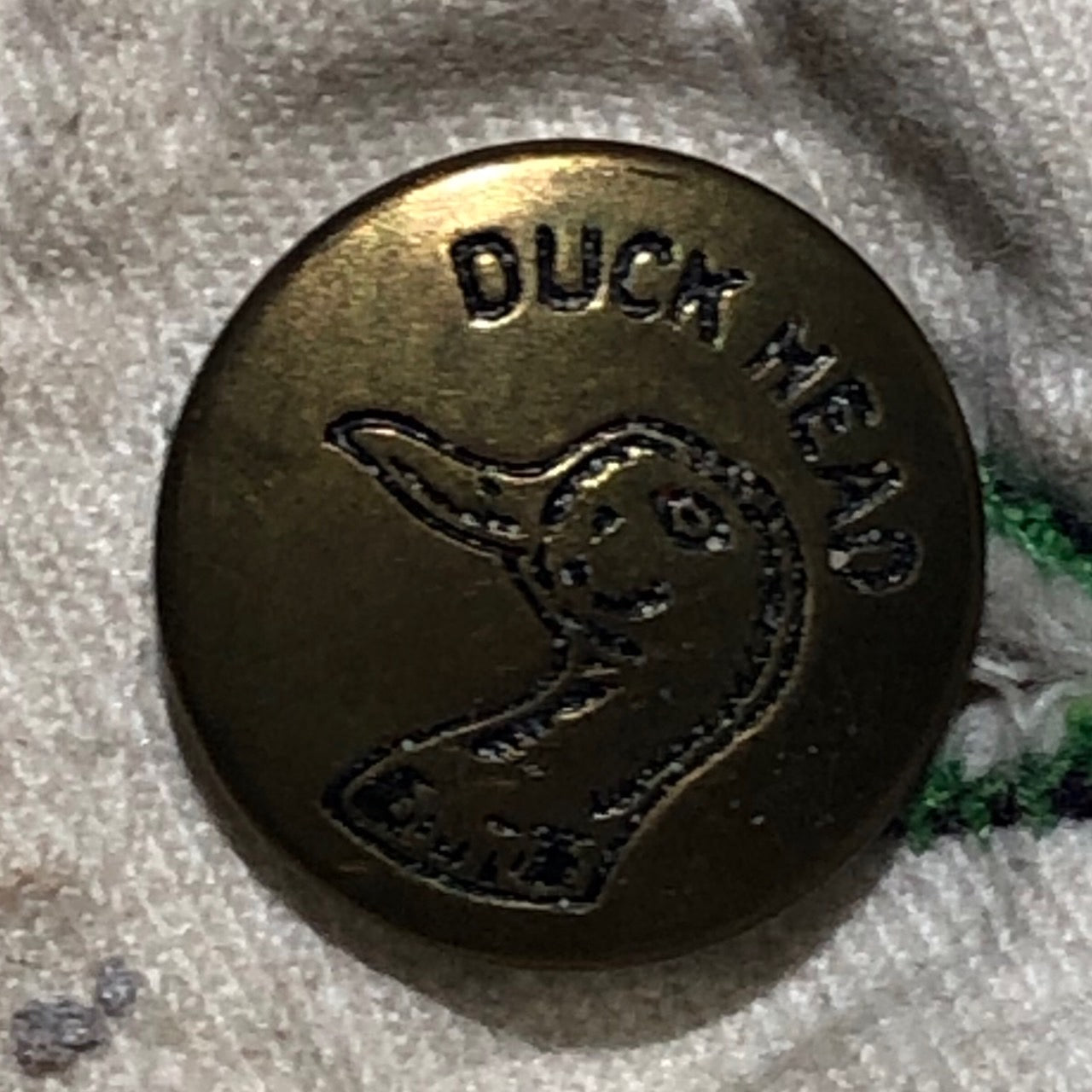 DUCK HEAD(ダックヘッド) 70'sヴィンテージペンキオーバーオール 表記なし(Mサイズ程度) ホワイト