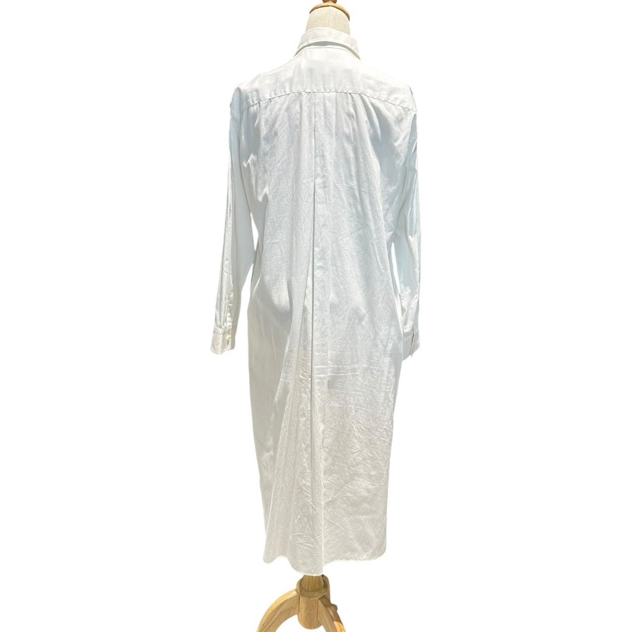 TAO(タオ) 23SS Frill Shirt Dress フリル シャツ ワンピース TK-O009 M ホワイト コムデギャルソン
