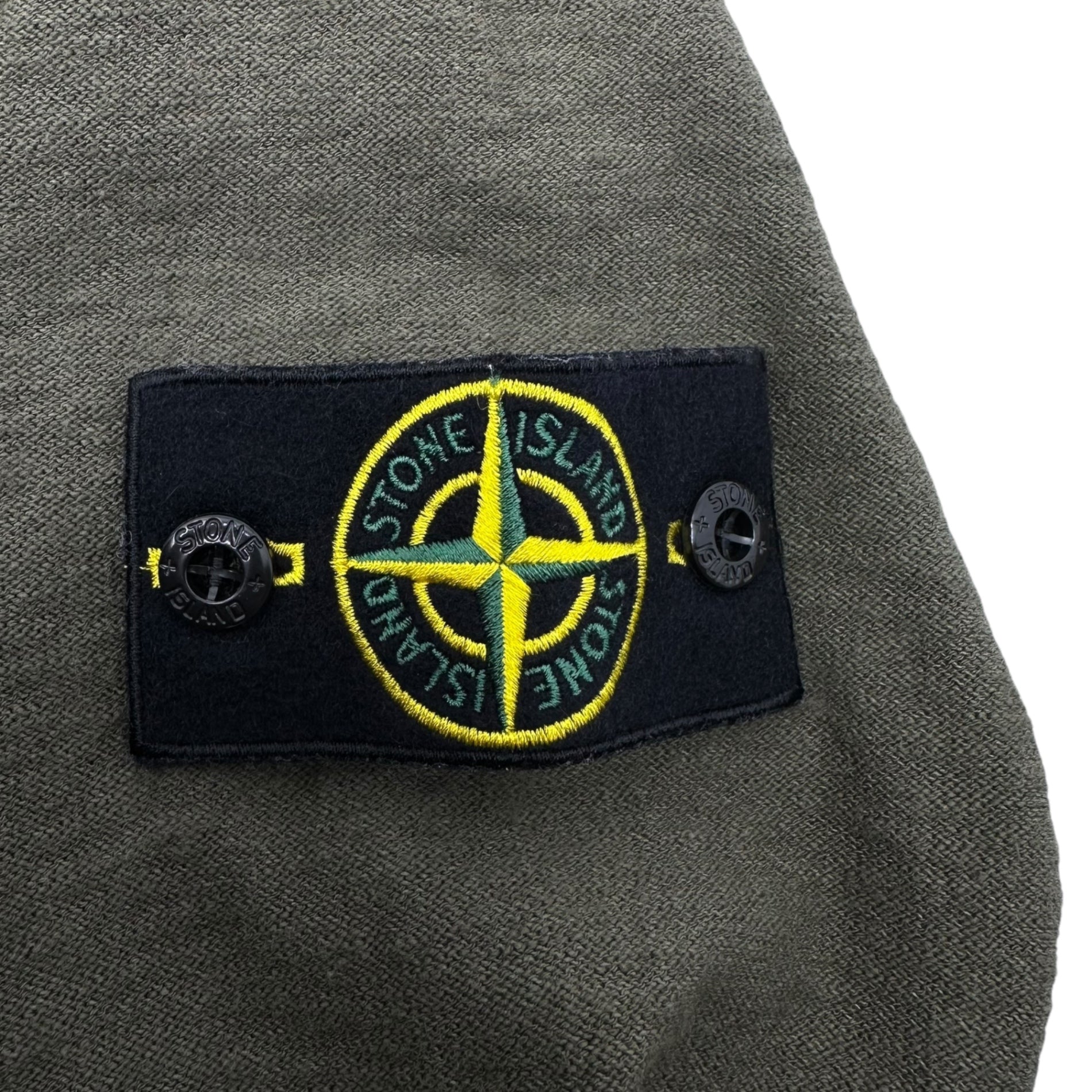 STONE ISLAND(ストーンアイランド) 21SS Nylon metal hood knit hoodie ナイロン メタル フード ニット パーカー 741554B0 M オリーブ