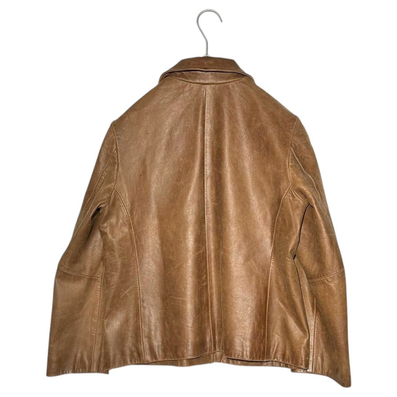 Eddie Bauer(エディーバウアー) 90’s~ Cowhide Leather Jacket カウハイド レザー ジャケット XS ブラウン 90年代~ ヴィンテージ 白タグ