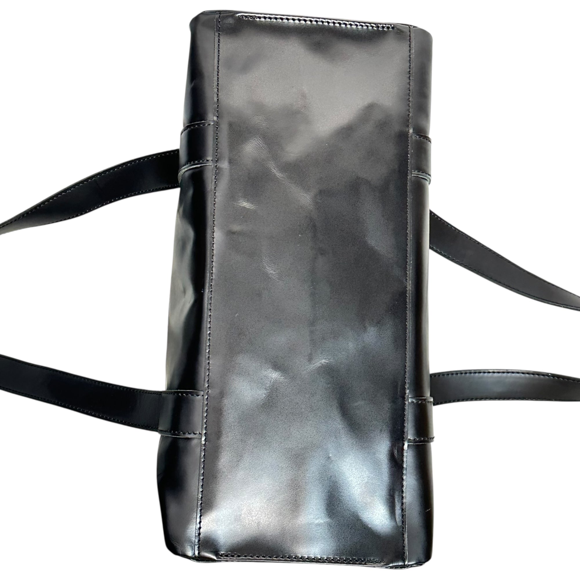 tricot COMME des GARCONS(トリココムデギャルソン) Cow leather coin purse shoulder bag カウ レザー がま口 ショルダー バッグ TA-K204 ブラック ワン トート