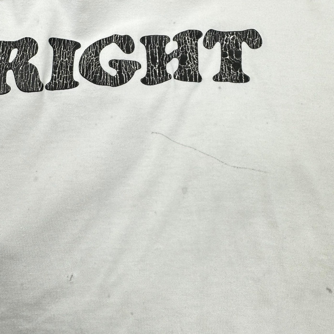 NUMBER (N)INE(ナンバーナイン) 03SS Kurt period YOU KNOW YOU'RE RIGHT print T-shirt カート期 メッセージ プリント Tシャツ 1(XS) ホワイト×ブラック 宮下貴裕 本人期