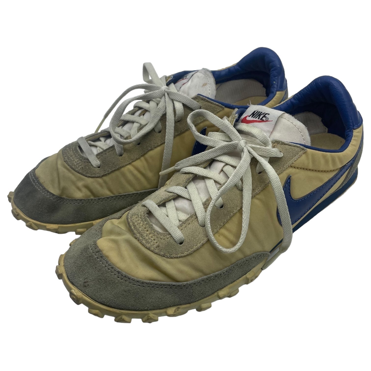 JUNYA WATANABE CdG MAN × NIKE(ジュンヤワタナベコムデギャルソンマン×ナイキ) WAFFLE RACER ワッフルレーサー 初期コラボ アーカイブ 306695-241 SIZE 27.0 イエロー×ブルー