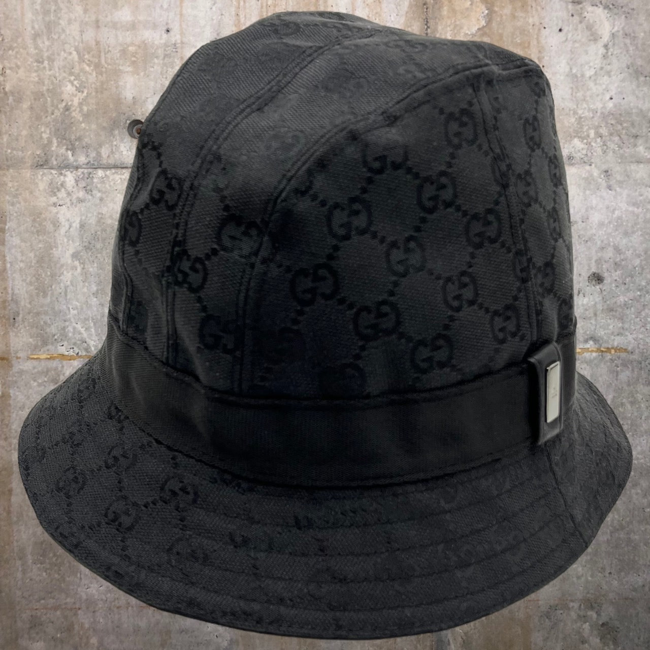 GUCCI(グッチ) GG柄バケットハット/帽子 160 1800 2690714 M ブラック
