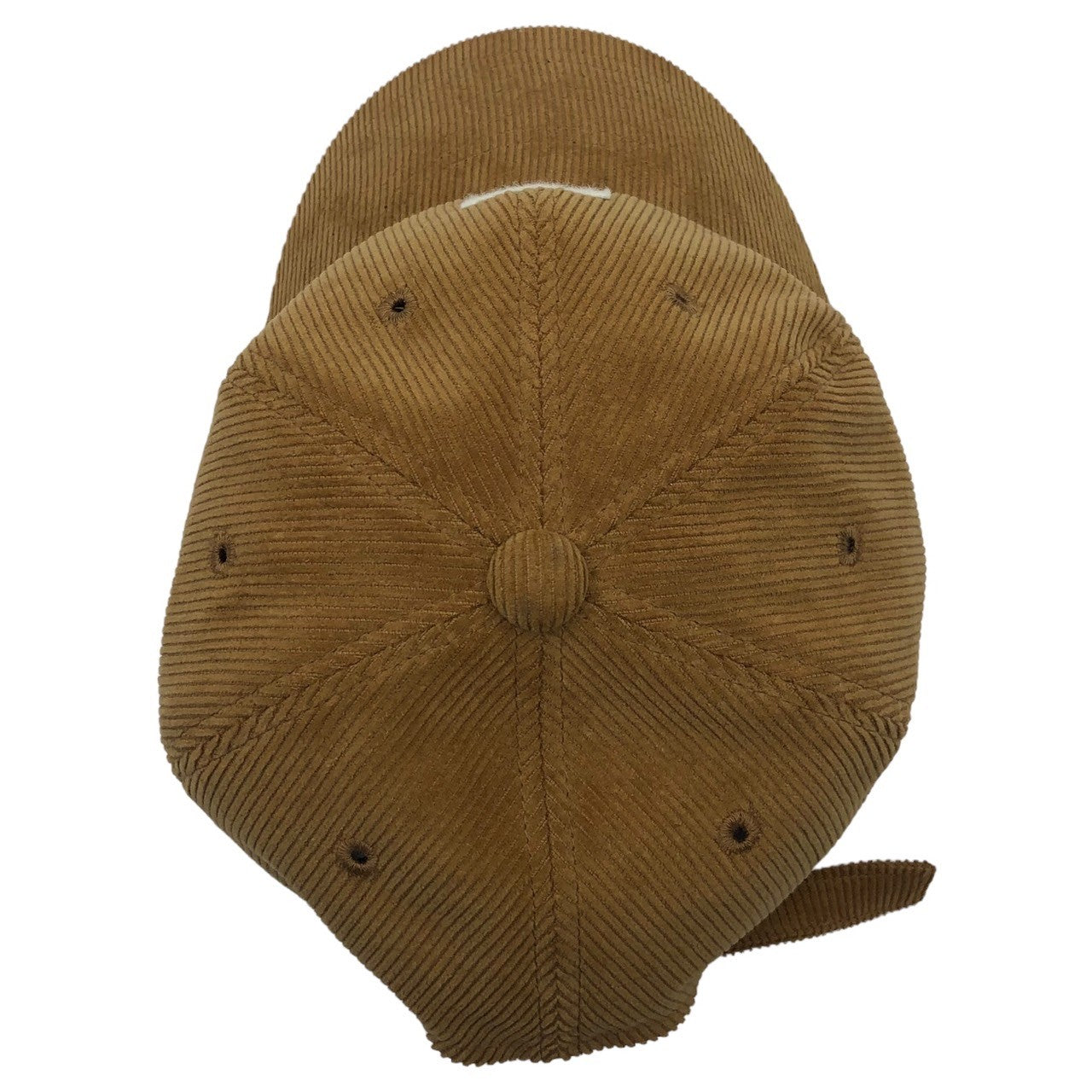 FULL COUNT(フルカウント) 6PANEL CORDS BASEBALL CAP F PATCH 6パネル コーデュロイ キャップ 6014 FREE ベージュ