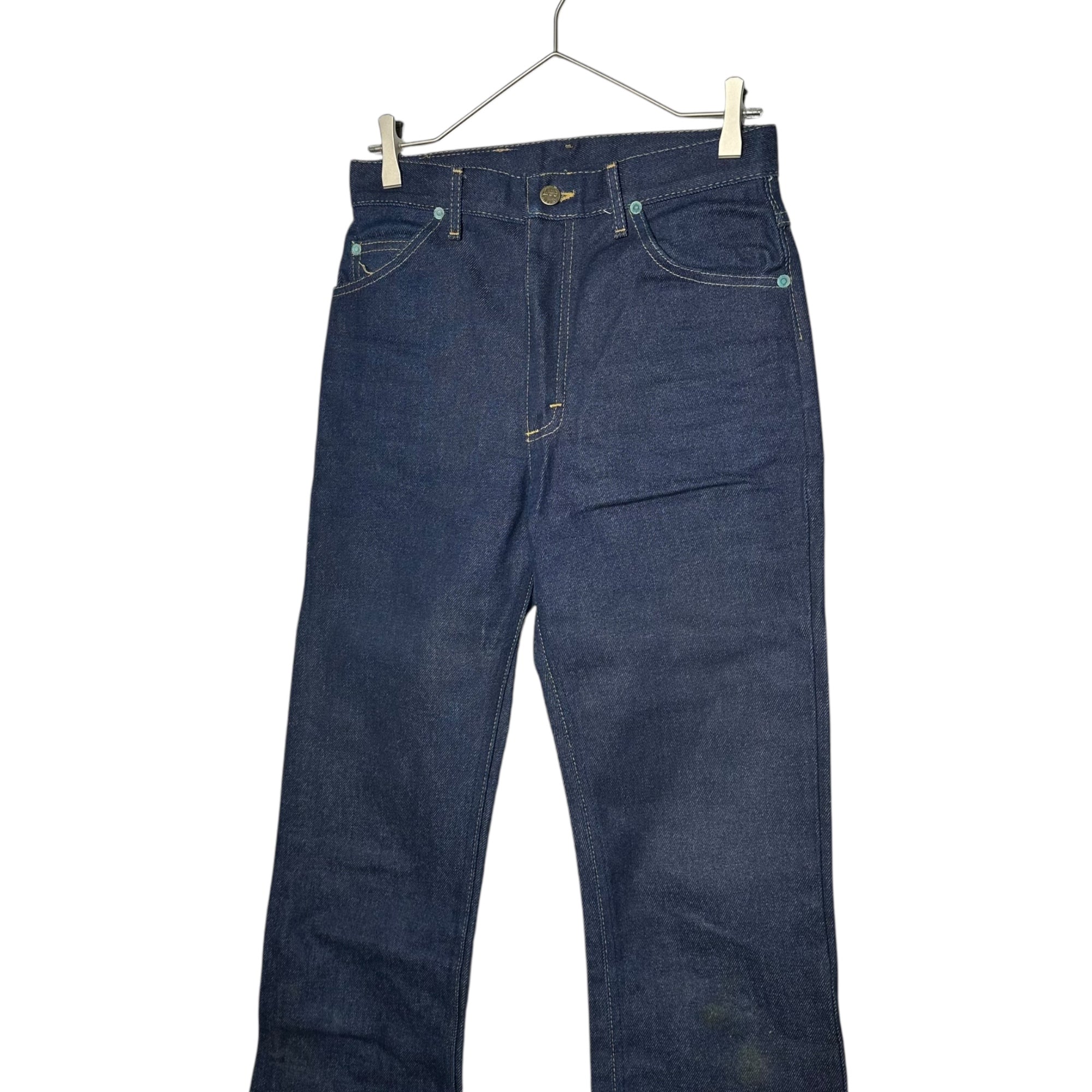 LEE(リー) 80’s~90's USA made Vintage flare denim pants ヴィンテージ フレア デニム パンツ 201-2541 28×34 インディゴ 濃紺