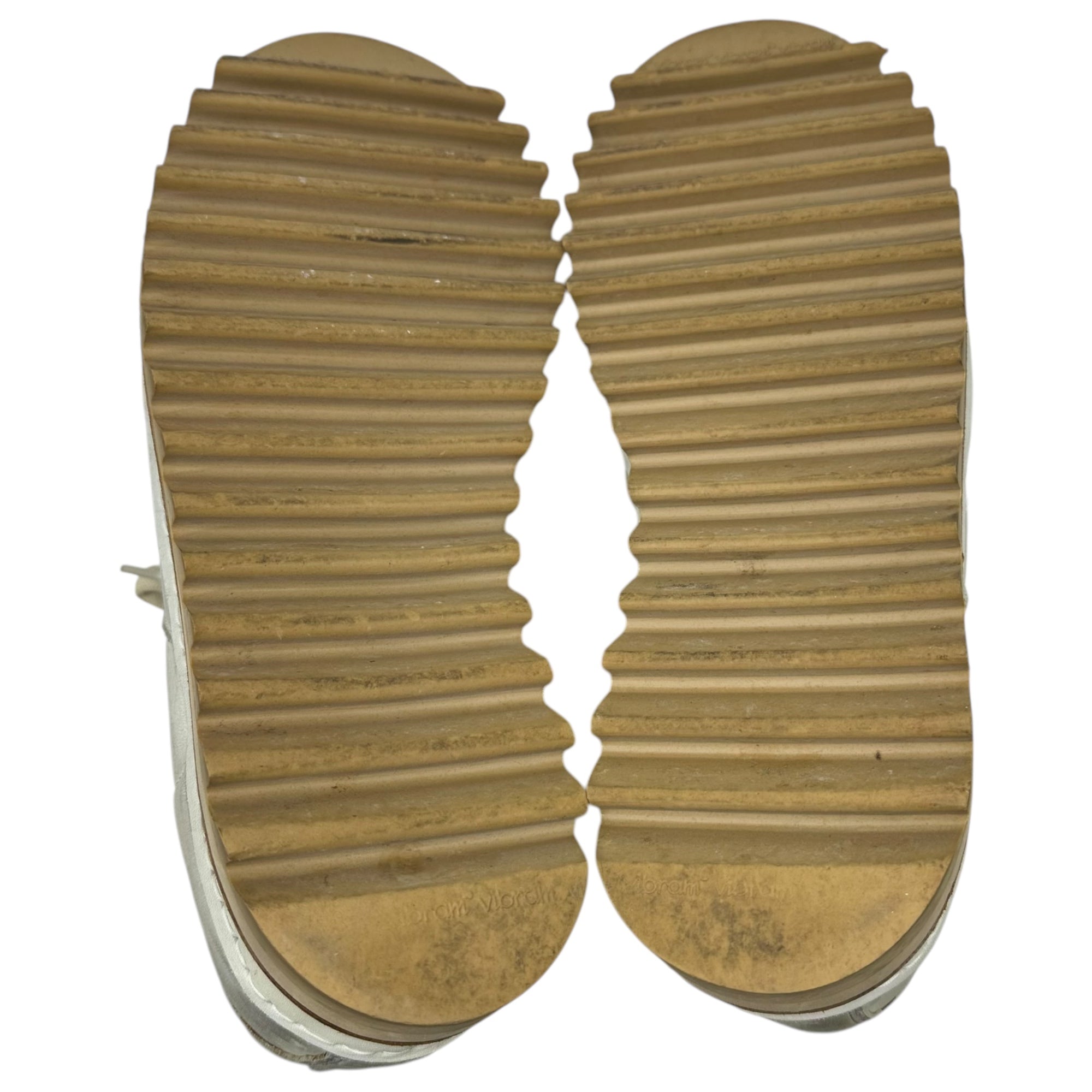 Maison Martin Margiela(メゾン マルタンマルジェラ) BEANCHETTE GERMAN TRAINER Shark Sole Remake ペンキ 加工 ジャーマントレーナー シャークソール リメイク 44(29cm程度) グレー スニーカー 革靴