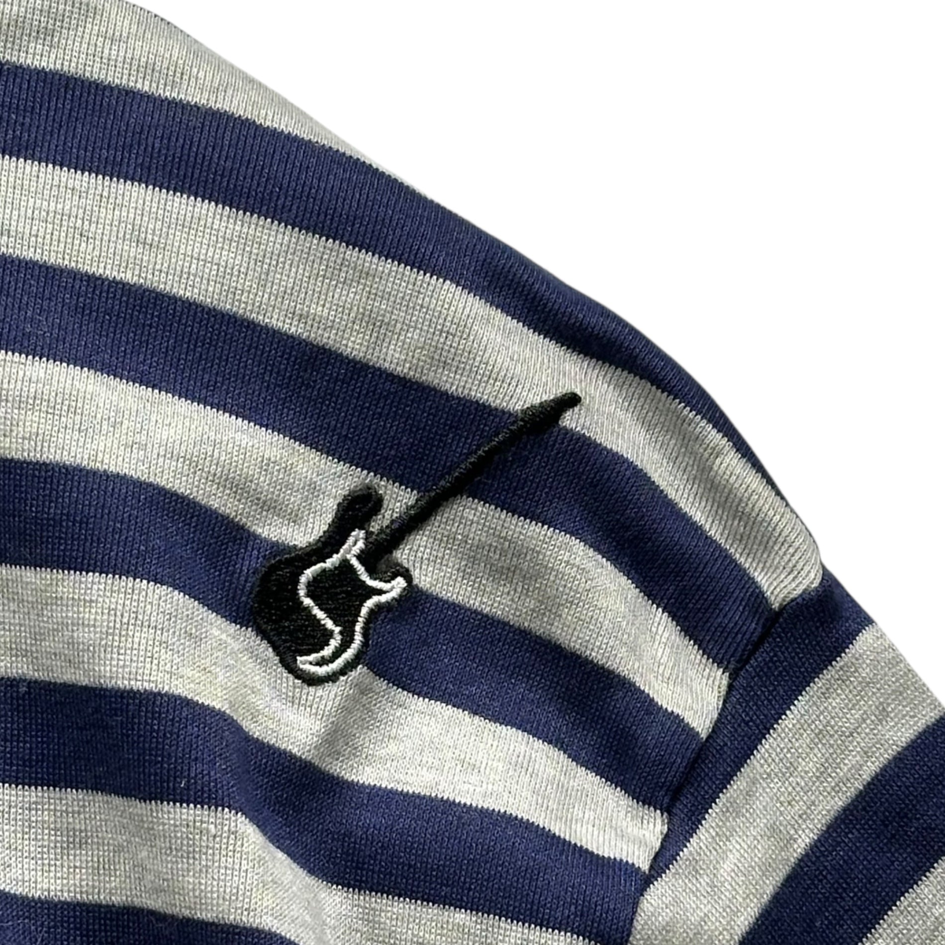Dior HOMME(ディオールオム) 05SS by Hedi Slimane BECK Border Polo Shirt ベック期 エディースリマン ボーダー ポロ シャツ 5EH3063353 S グレー×ネイビー